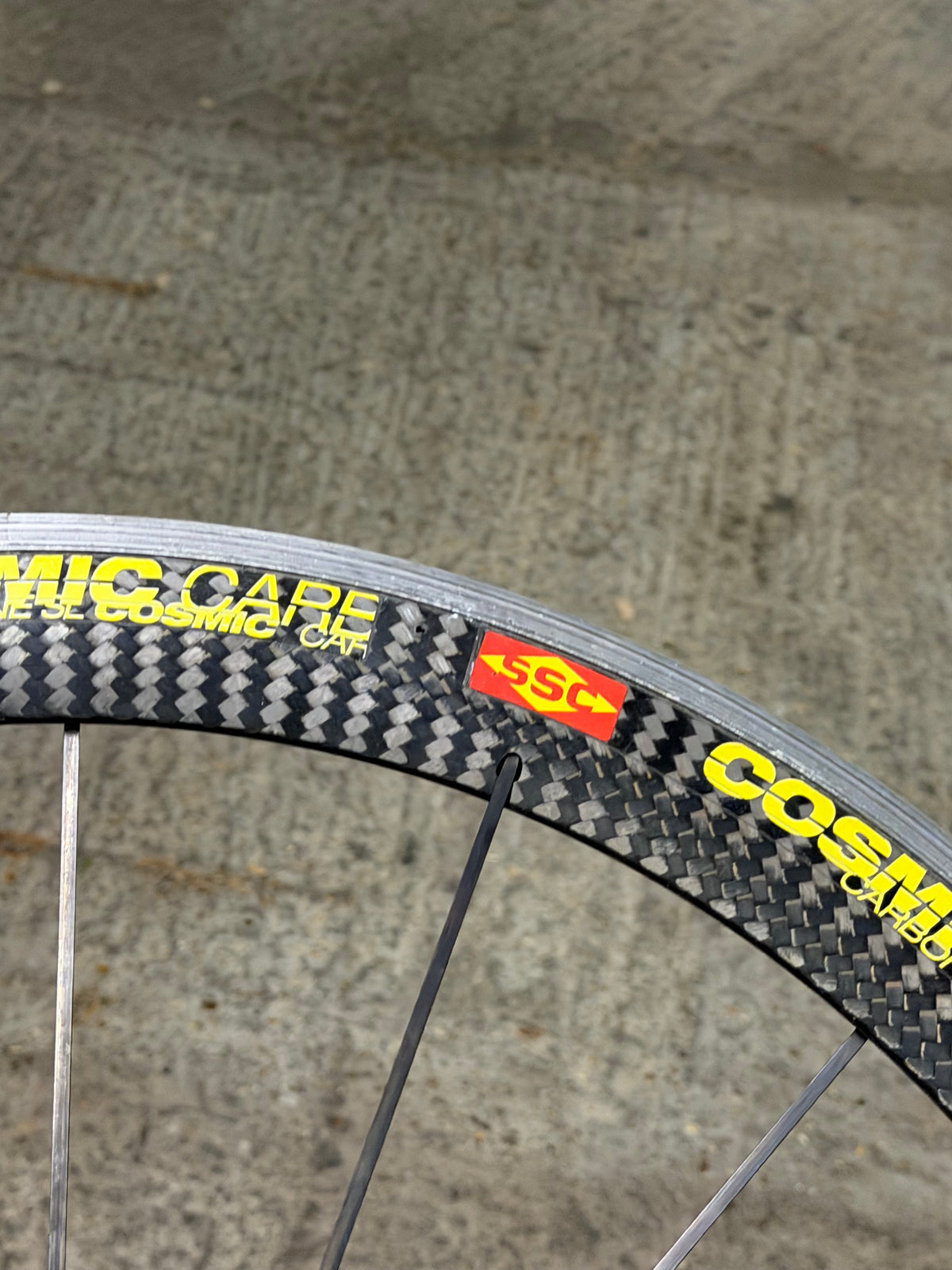 Mavic Cosmic Carbon Aluminium Rim Front Wheel 700c Clincher