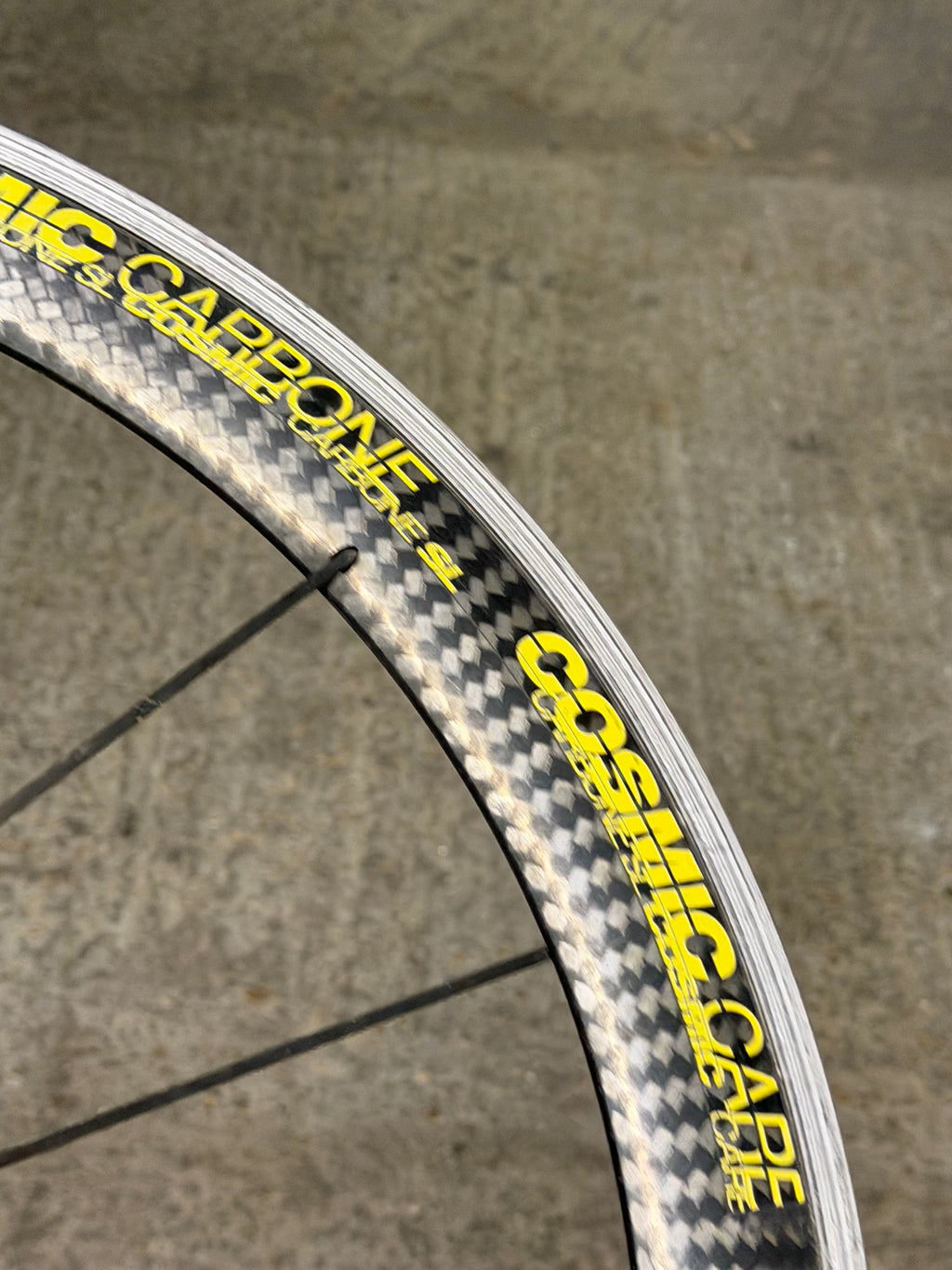 Mavic Cosmic Carbon Aluminium Rim Front Wheel 700c Clincher