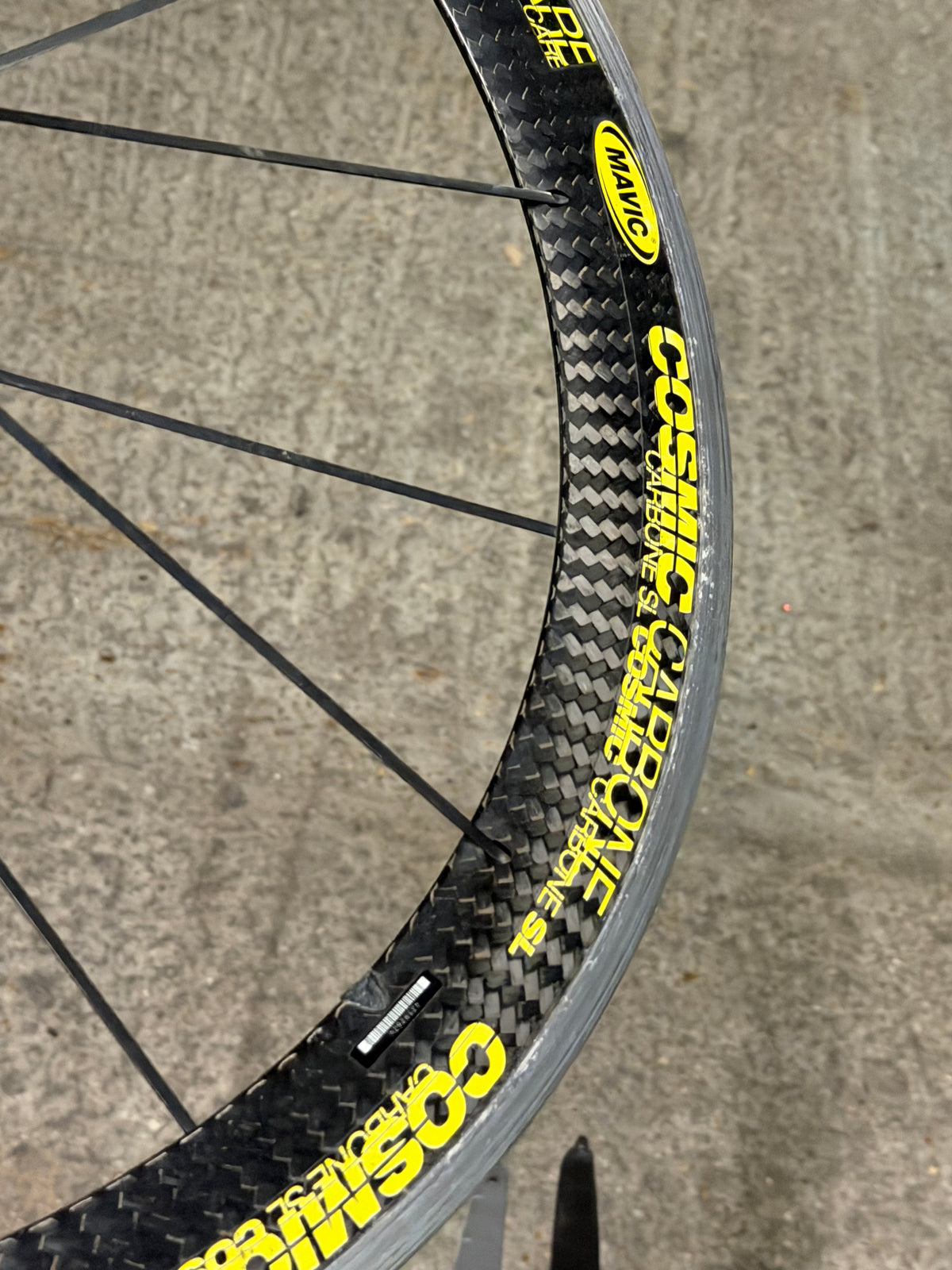 Mavic Cosmic Carbon Aluminium Rim Front Wheel 700c Clincher