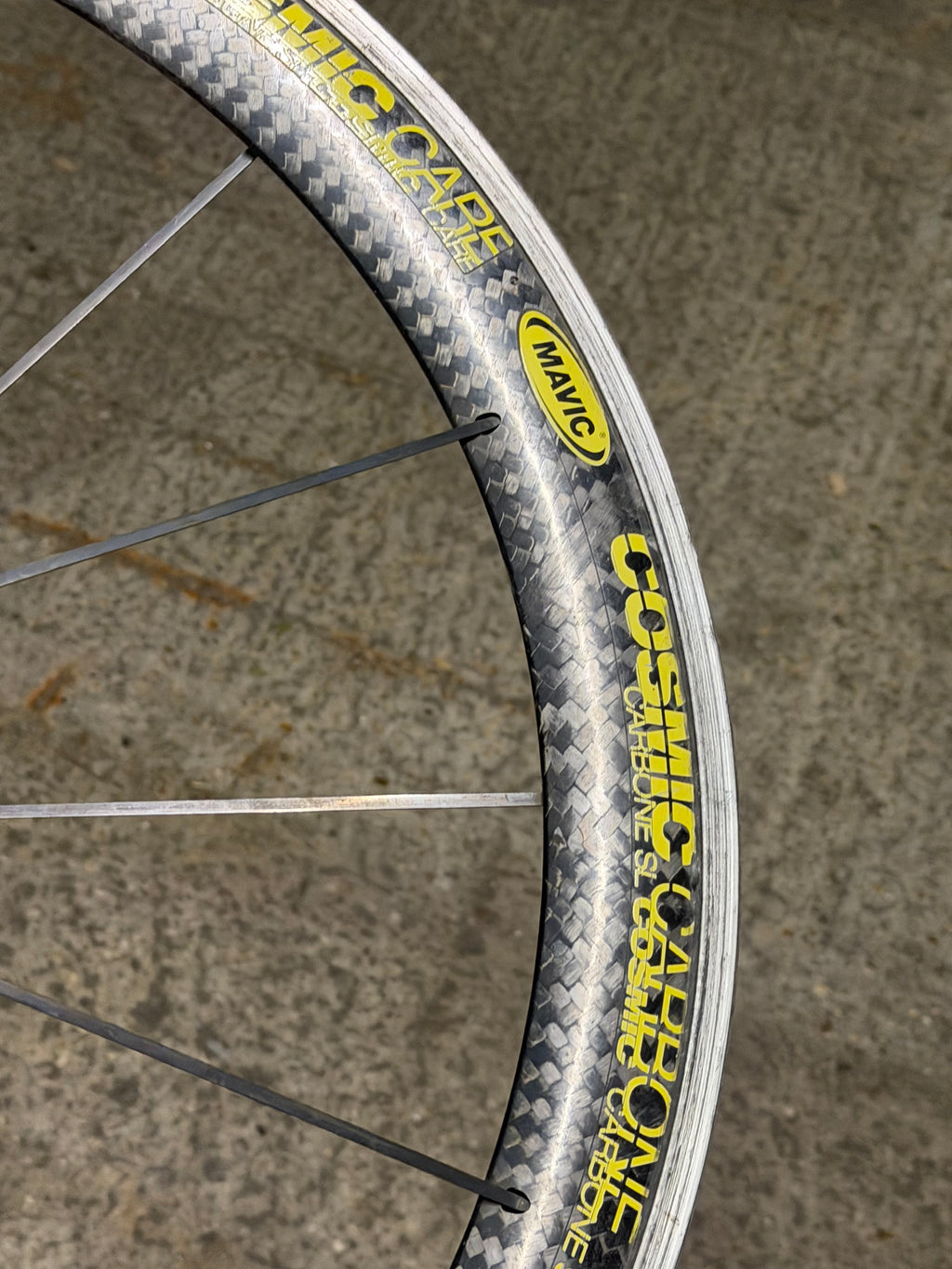 Mavic Cosmic Carbon Aluminium Rim Front Wheel 700c Clincher