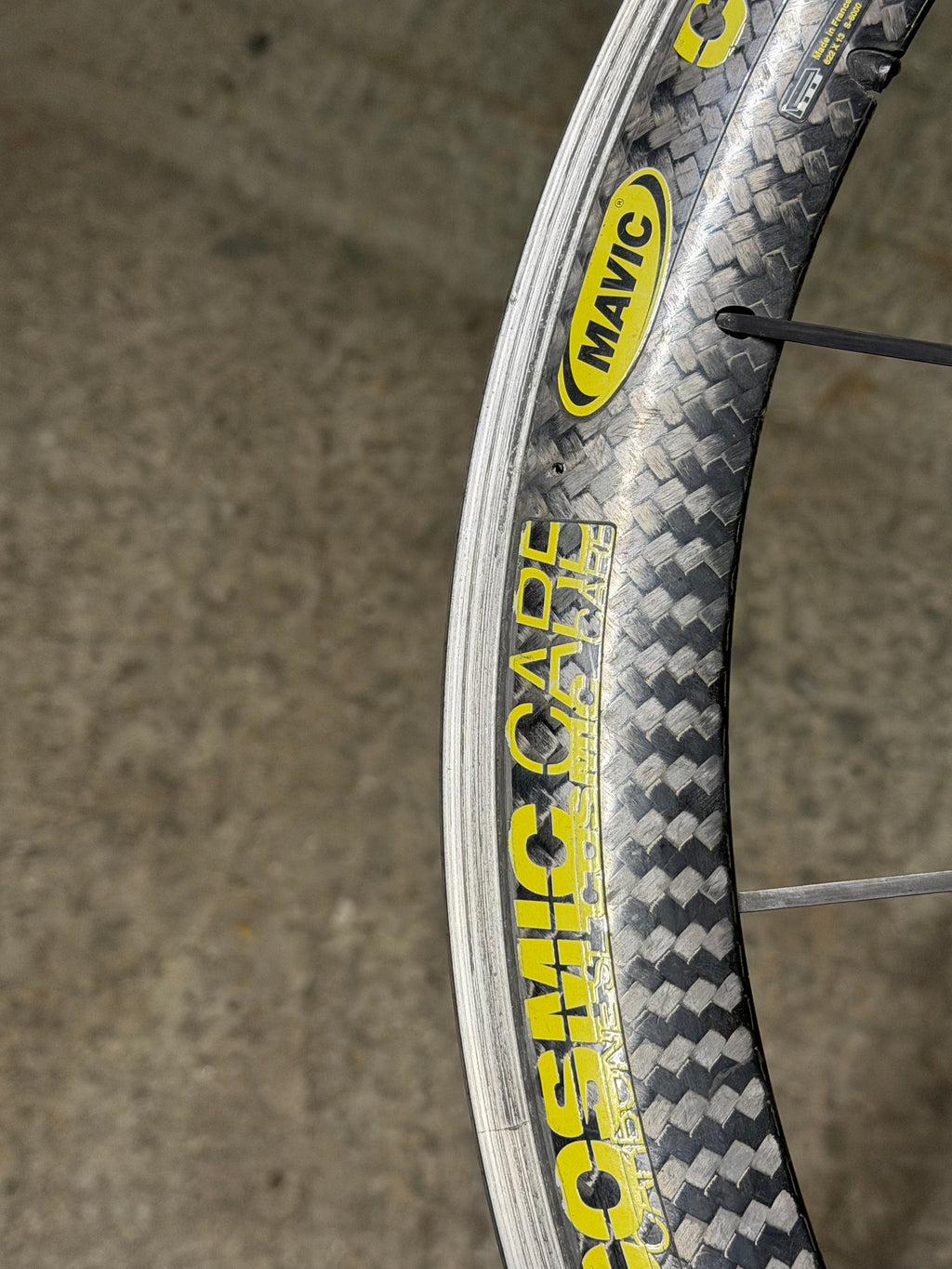 Mavic Cosmic Carbon Aluminium Rim Front Wheel 700c Clincher