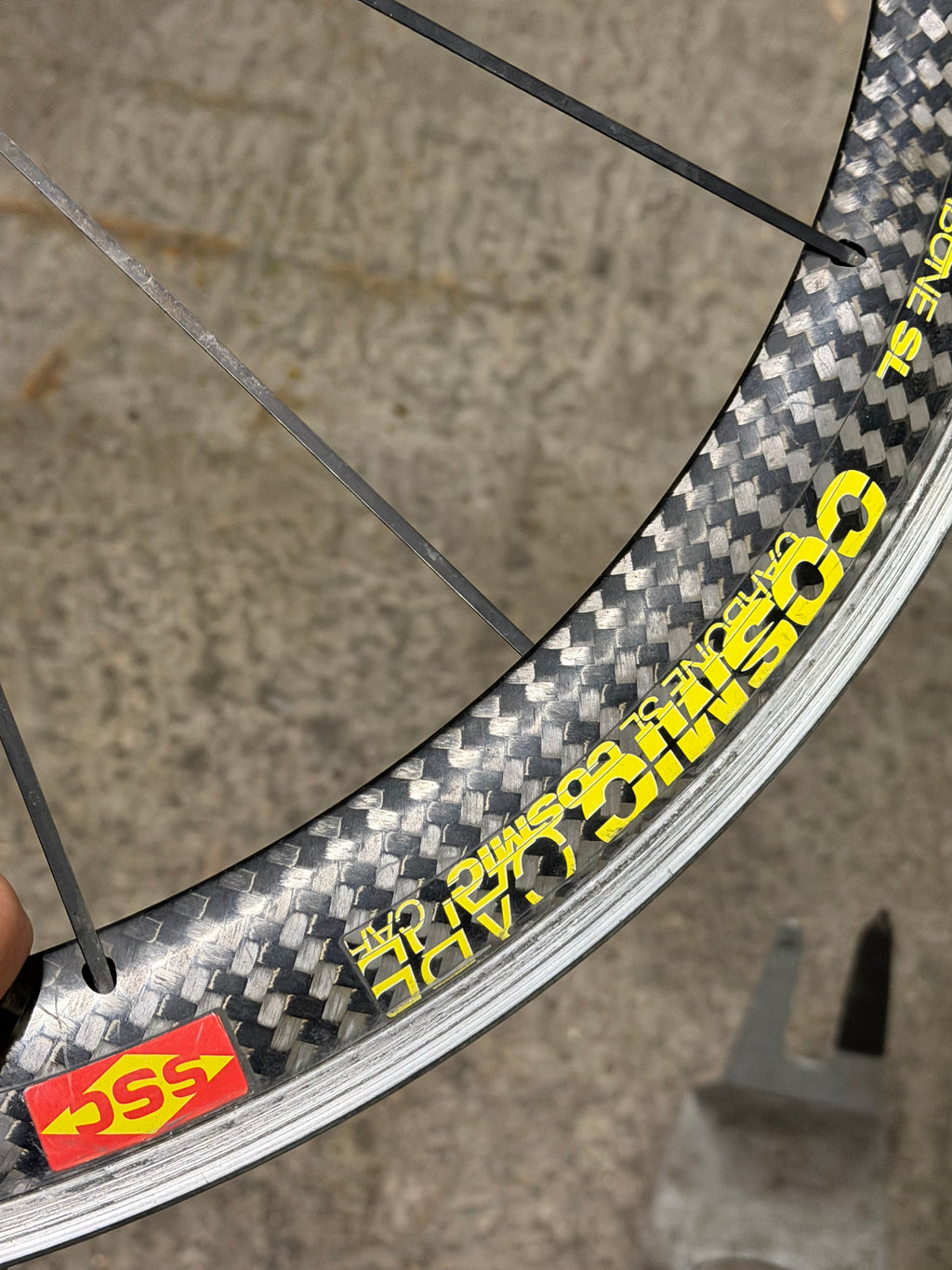 Mavic Cosmic Carbon Aluminium Rim Front Wheel 700c Clincher