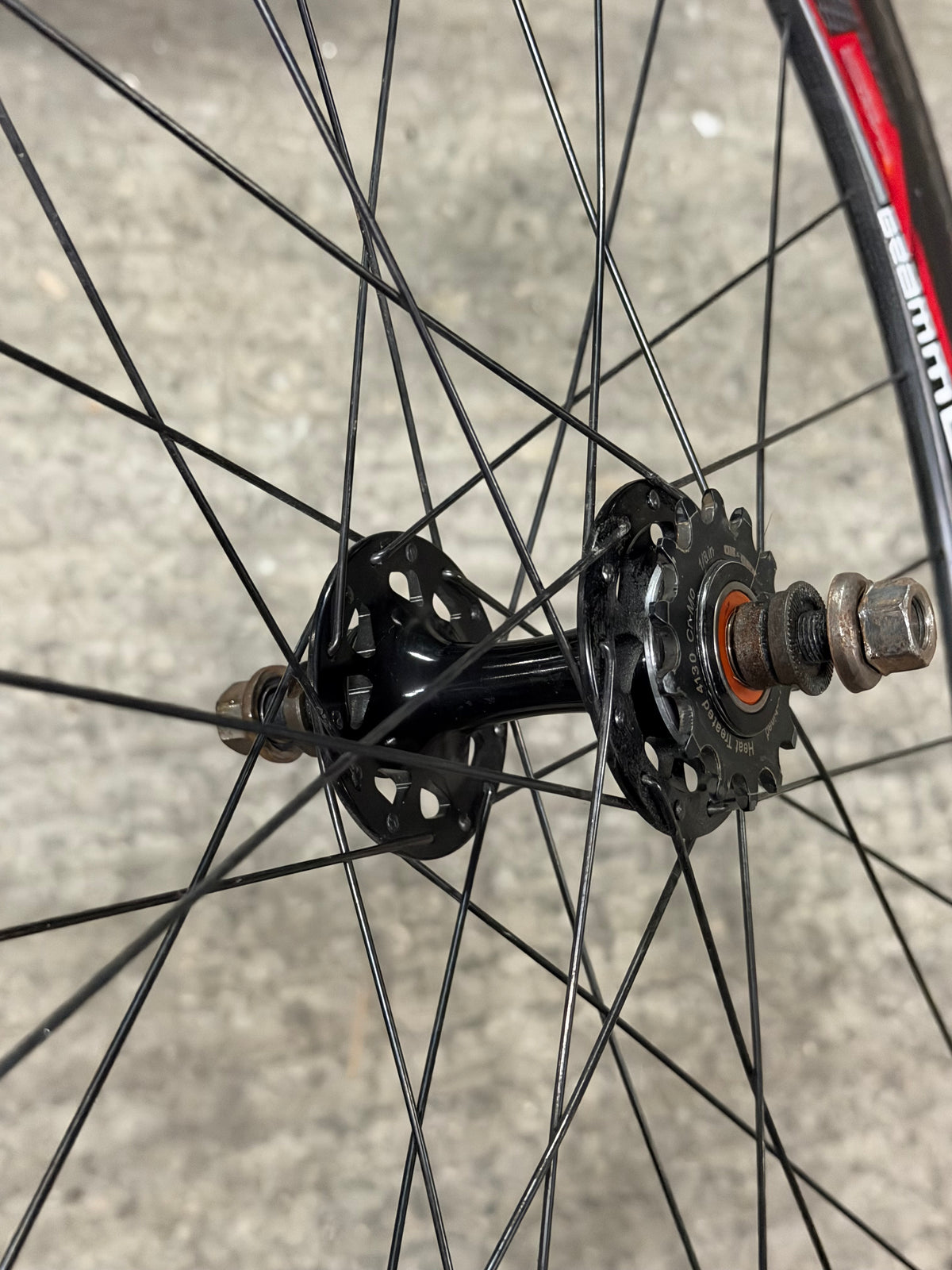 Carbon Track Tubular Wheelset Pista 700c
