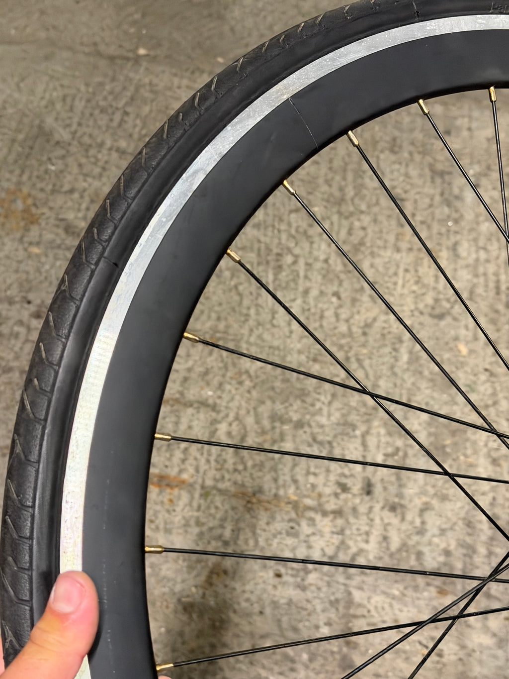 Single Speed Fixed Gear Aluminium Wheelset 700c Clincher