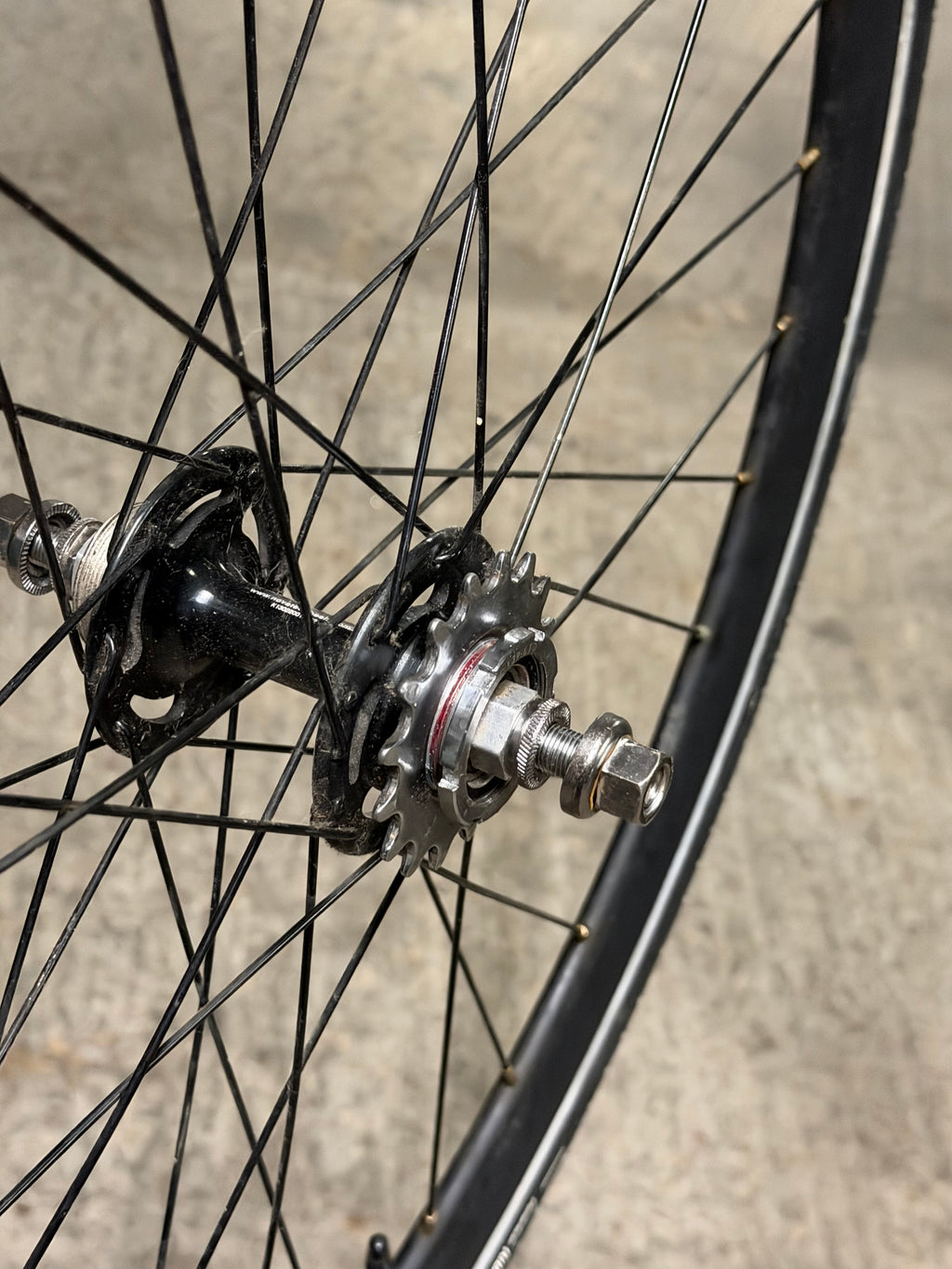 Single Speed Fixed Gear Aluminium Wheelset 700c Clincher