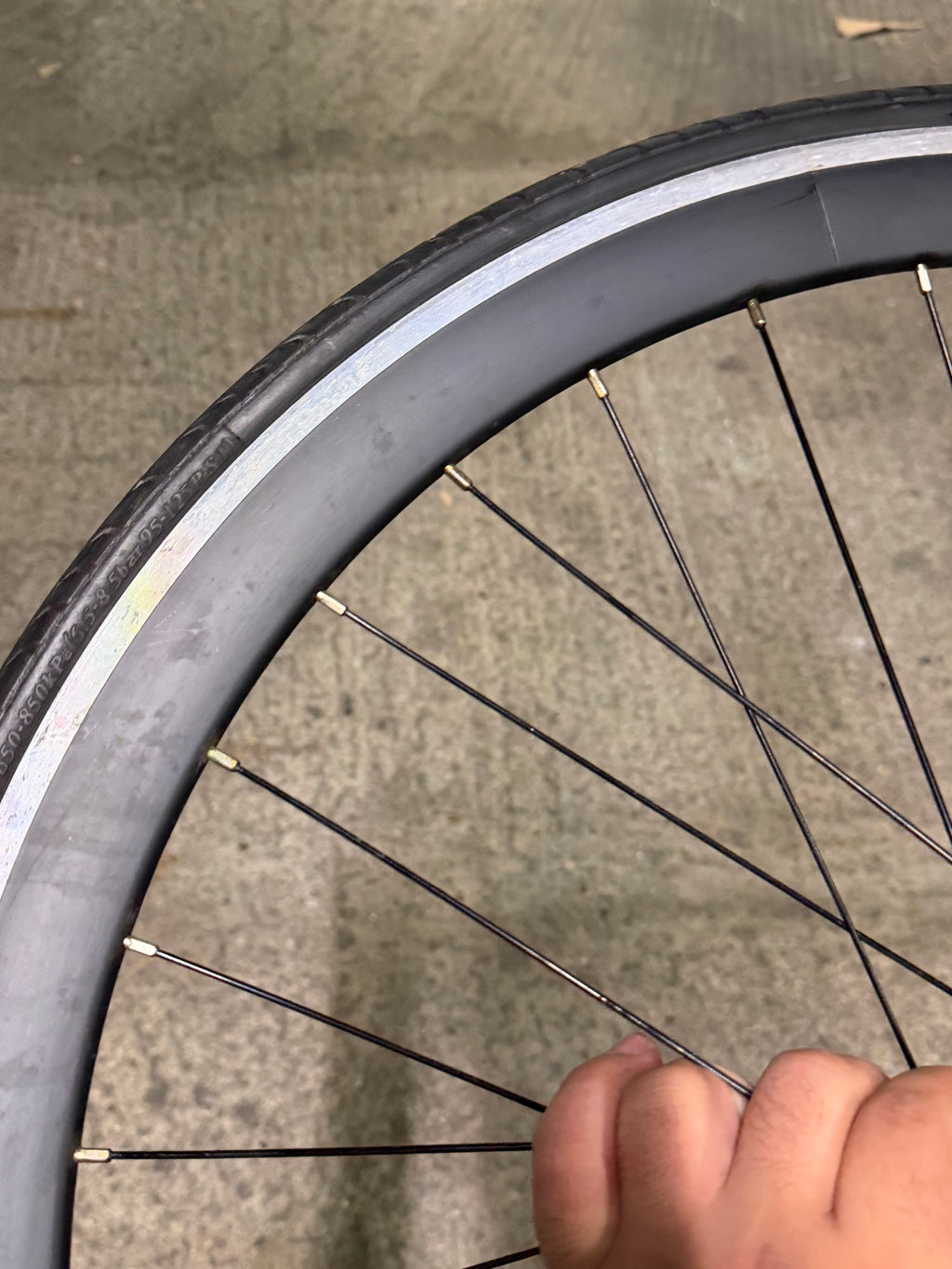 Single Speed Fixed Gear Aluminium Wheelset 700c Clincher