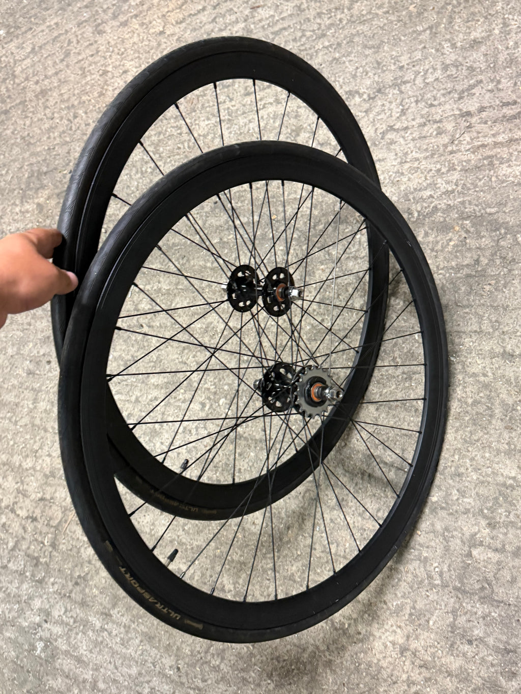 Fixed Gear Single Speed Wheelset 700c Clincher
