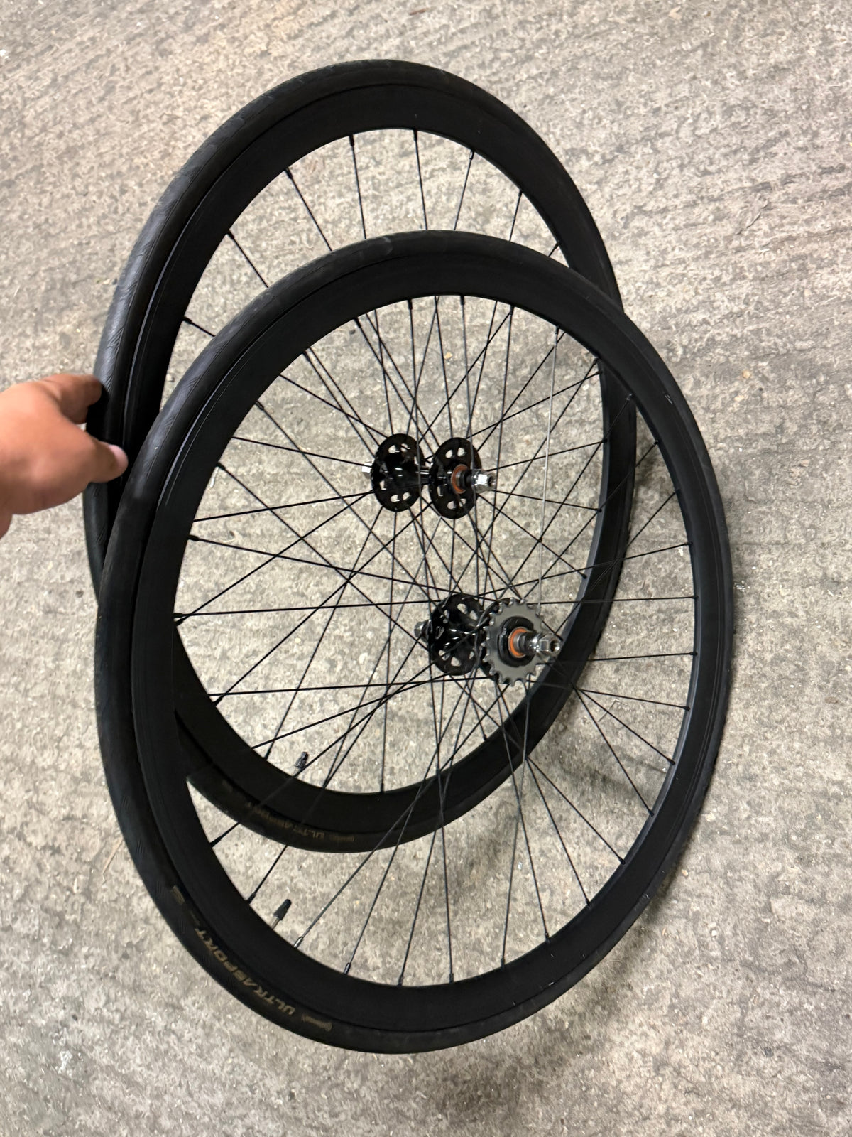 Fixed Gear Single Speed Wheelset 700c Clincher