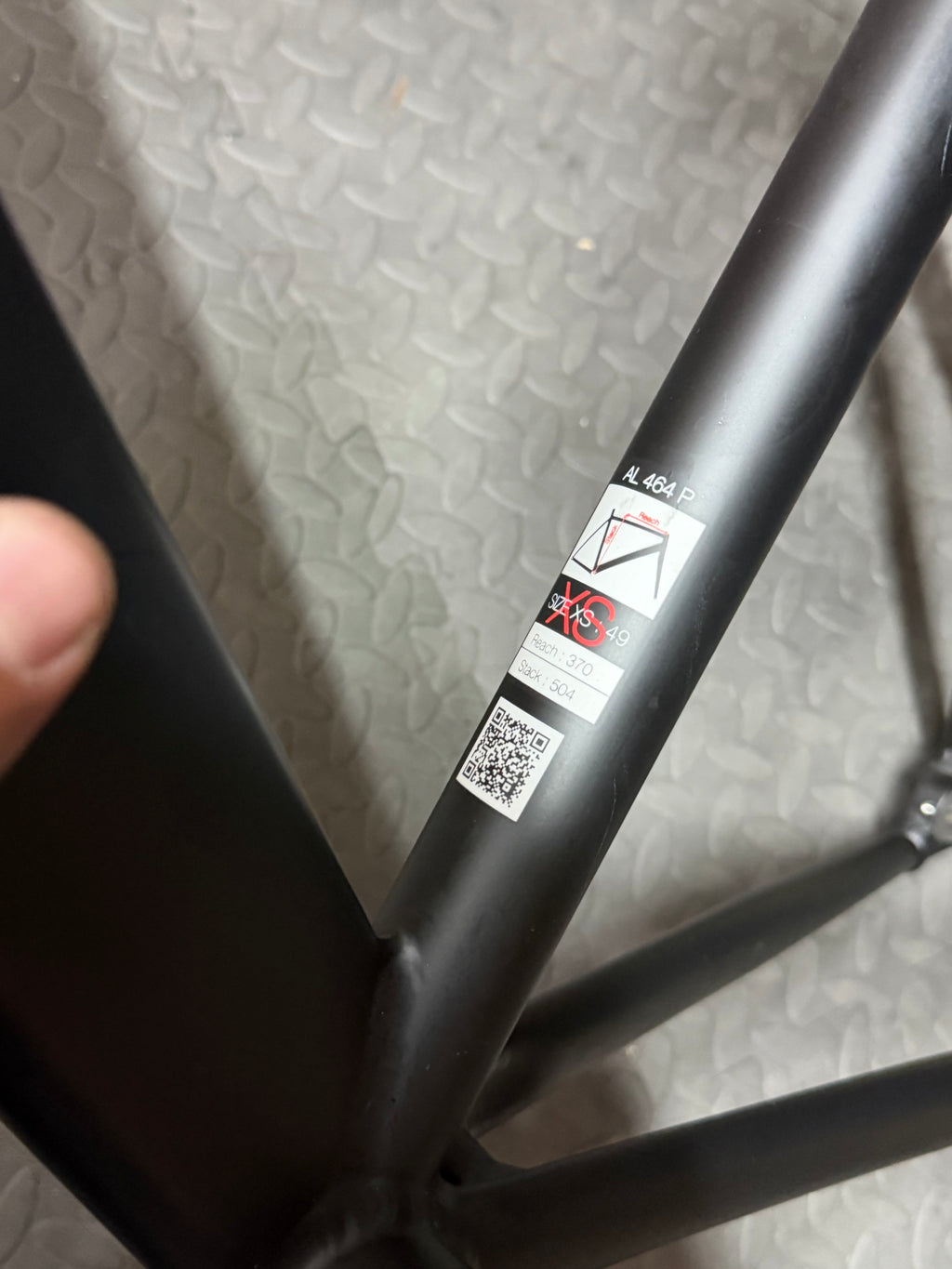 Look 465 Track Aluminium Frameset XS