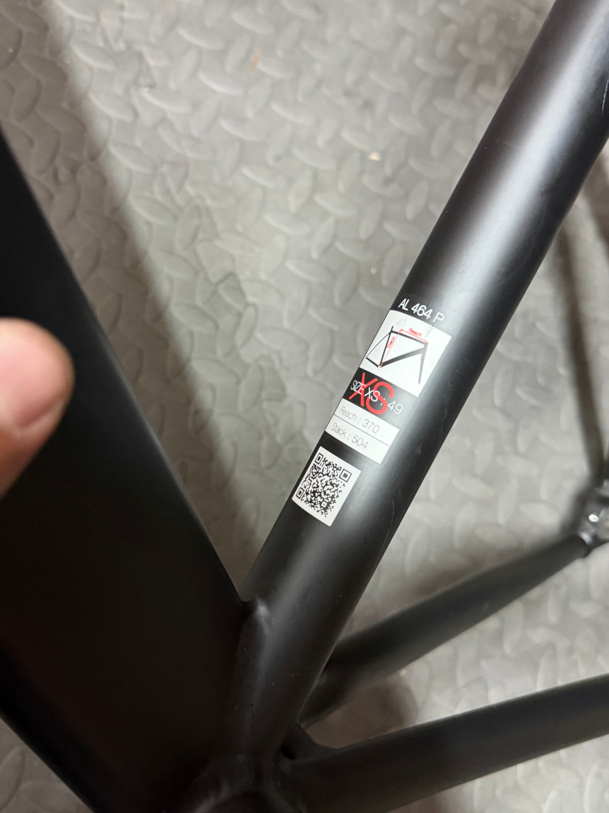 Look 465 Track Aluminium Frameset XS