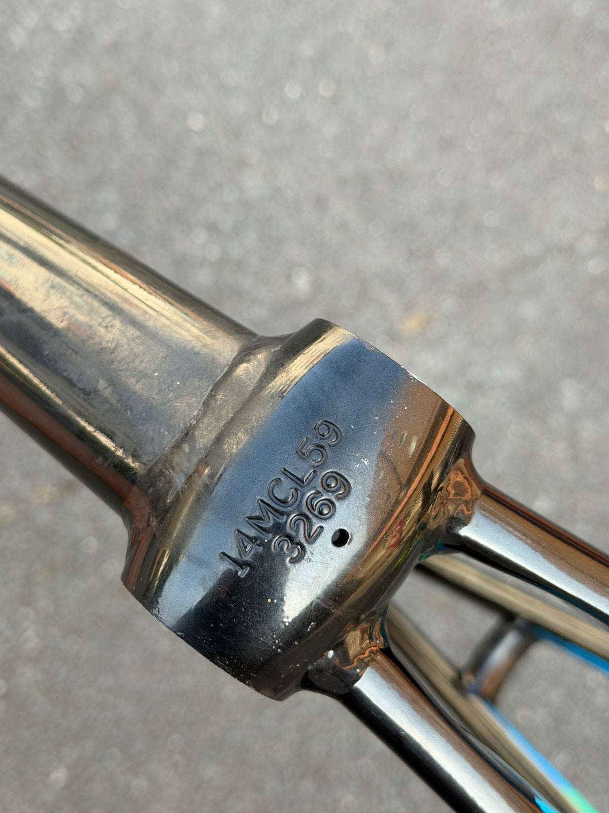 Cinelli Mash Histrogram Track Frameset Size 59