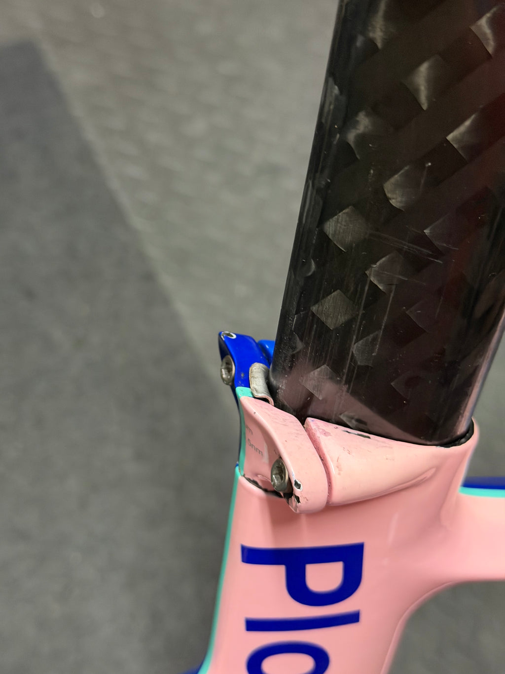 Pinnacle Carbon Track Frameset Evans Custom Size 57