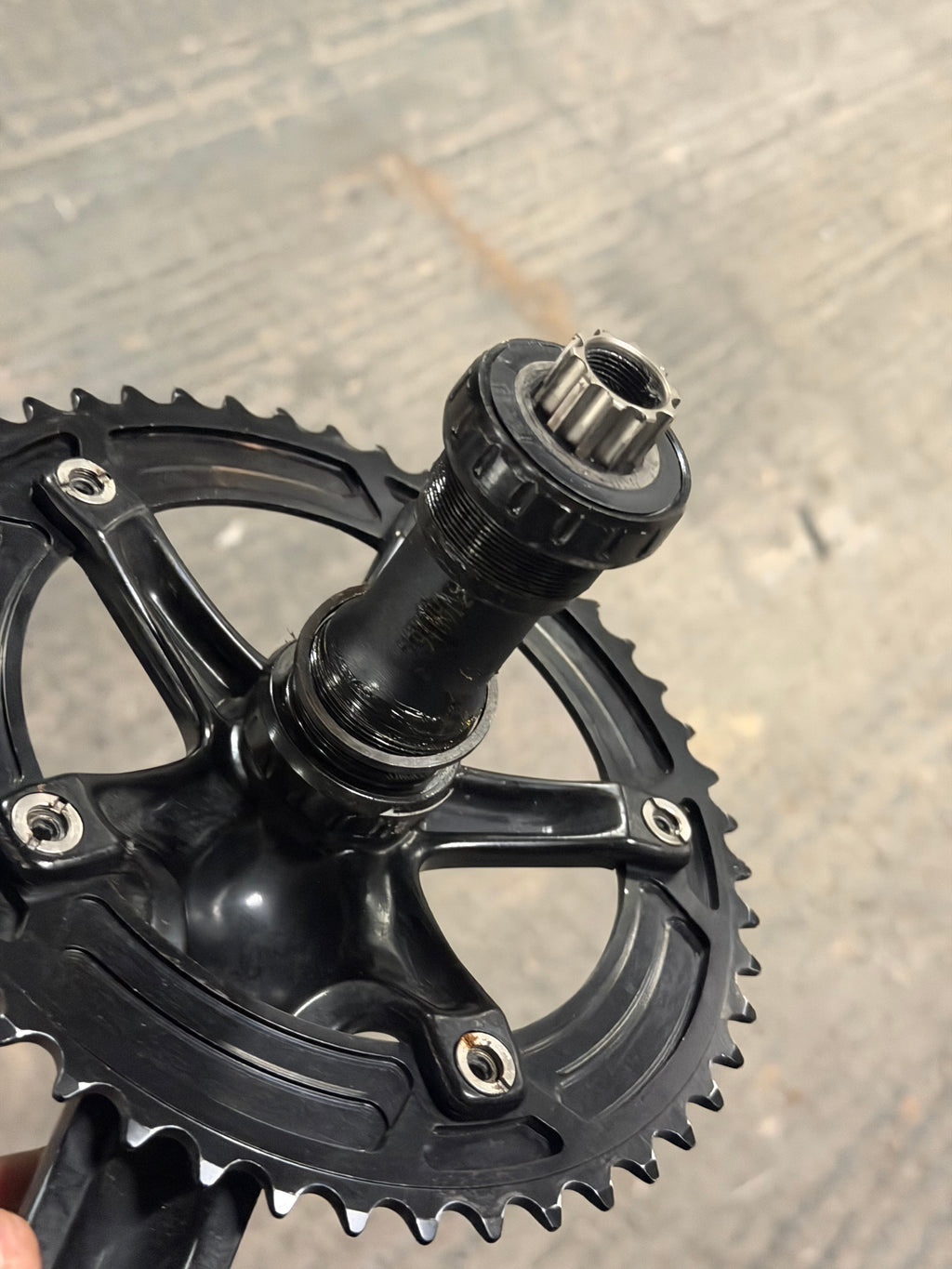 SRAM Omnium Track Crankset 165mm 48T 144 BCD