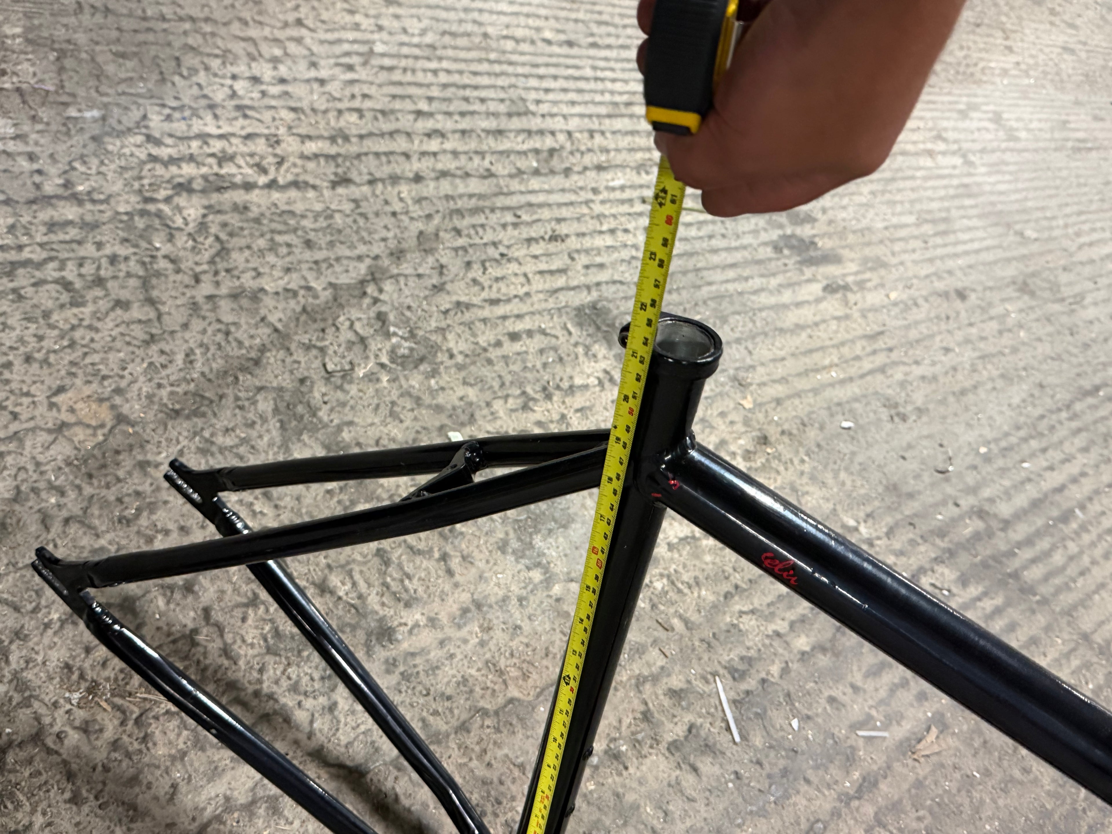Alf Webb Steel Track Frameset size 54