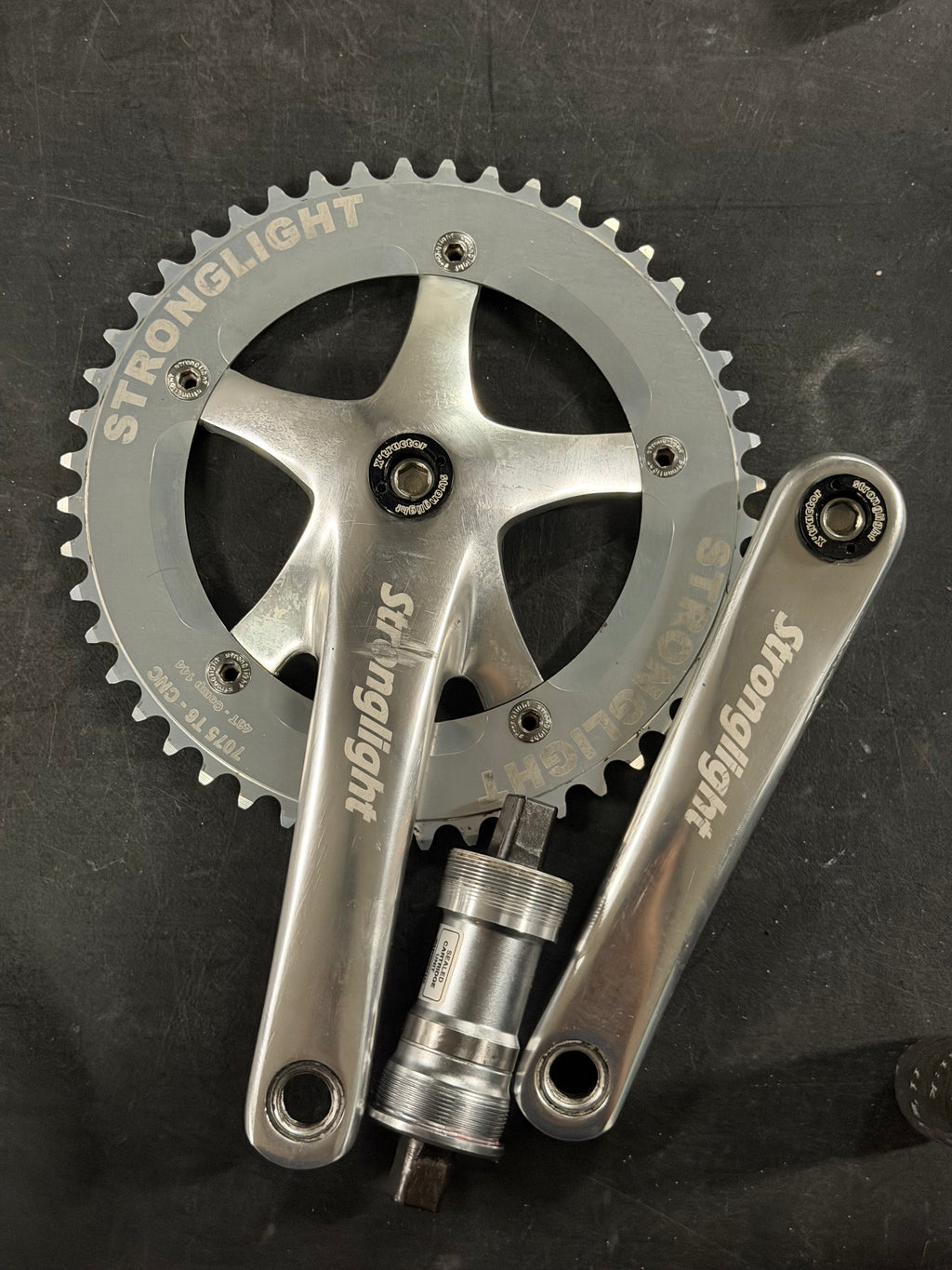 Stronglight Track Crankset 165mm 48T 144 BCD