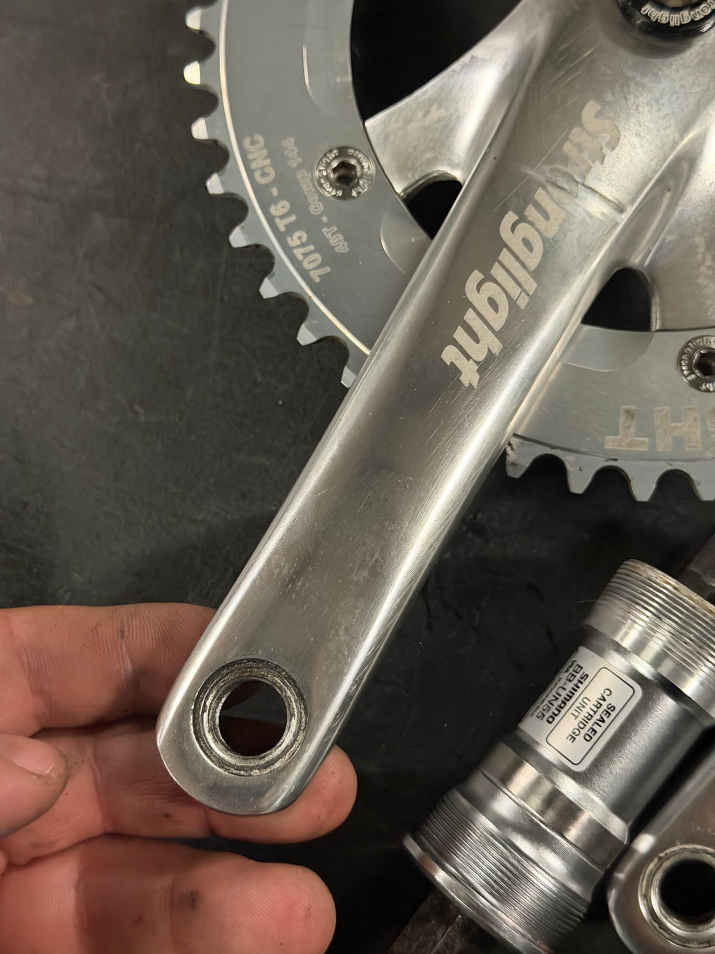 Stronglight Track Crankset 165mm 48T 144 BCD