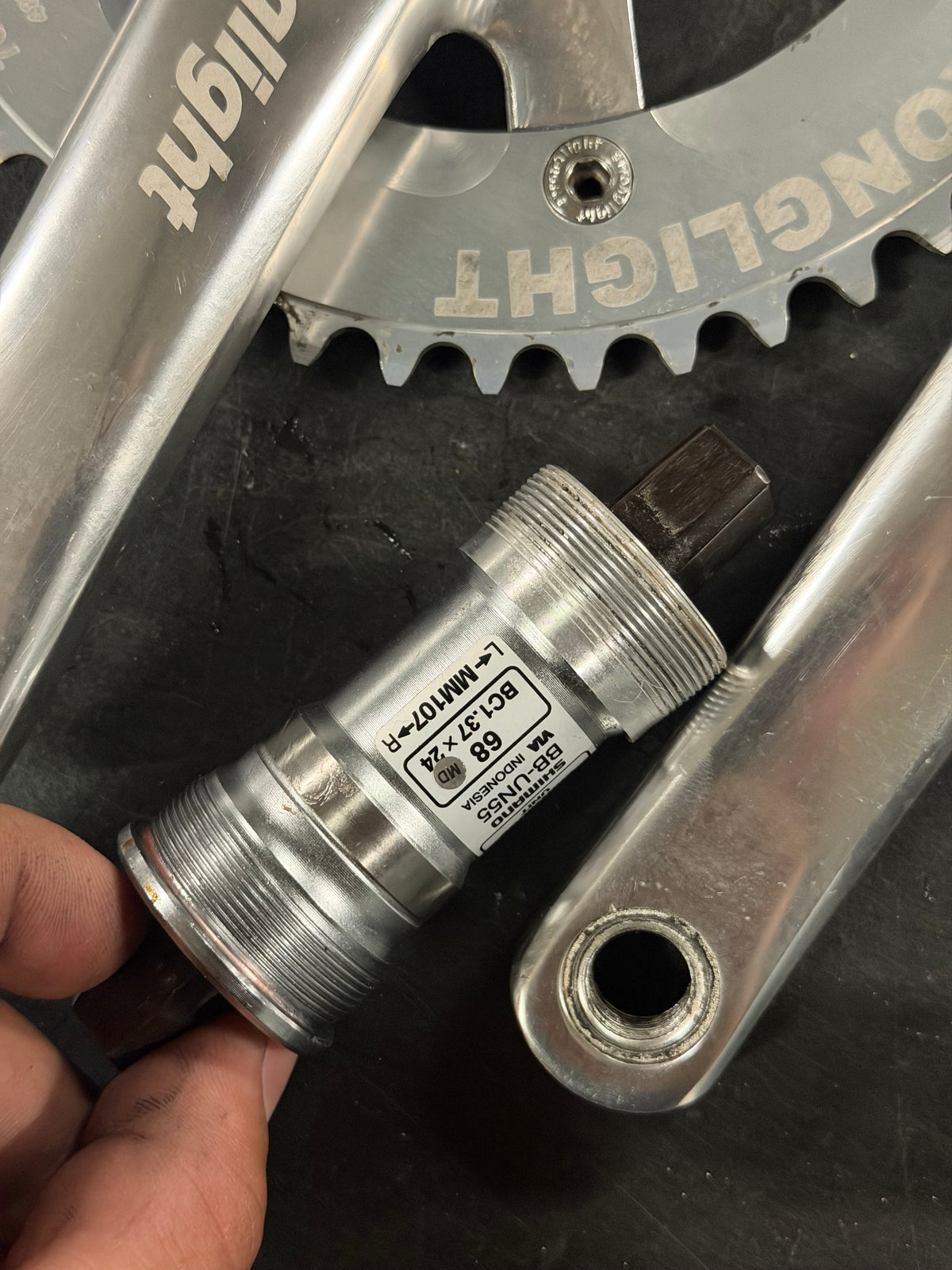 Stronglight Track Crankset 165mm 48T 144 BCD