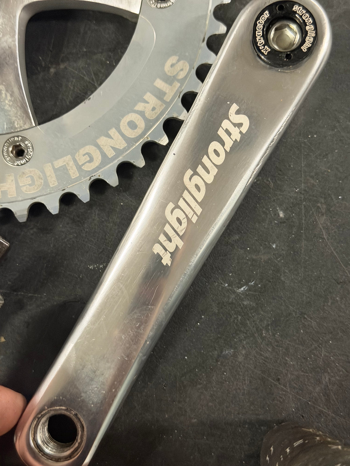 Stronglight Track Crankset 165mm 48T 144 BCD
