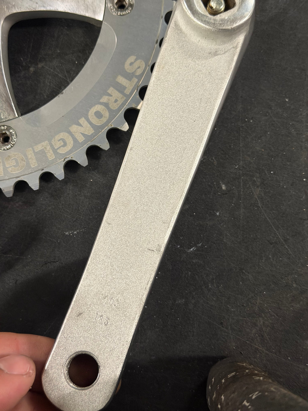 Stronglight Track Crankset 165mm 48T 144 BCD