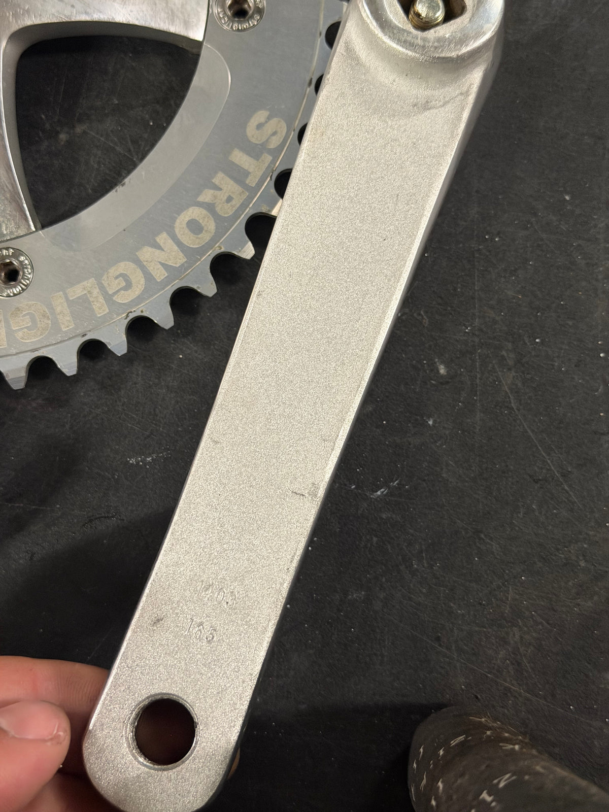 Stronglight Track Crankset 165mm 48T 144 BCD