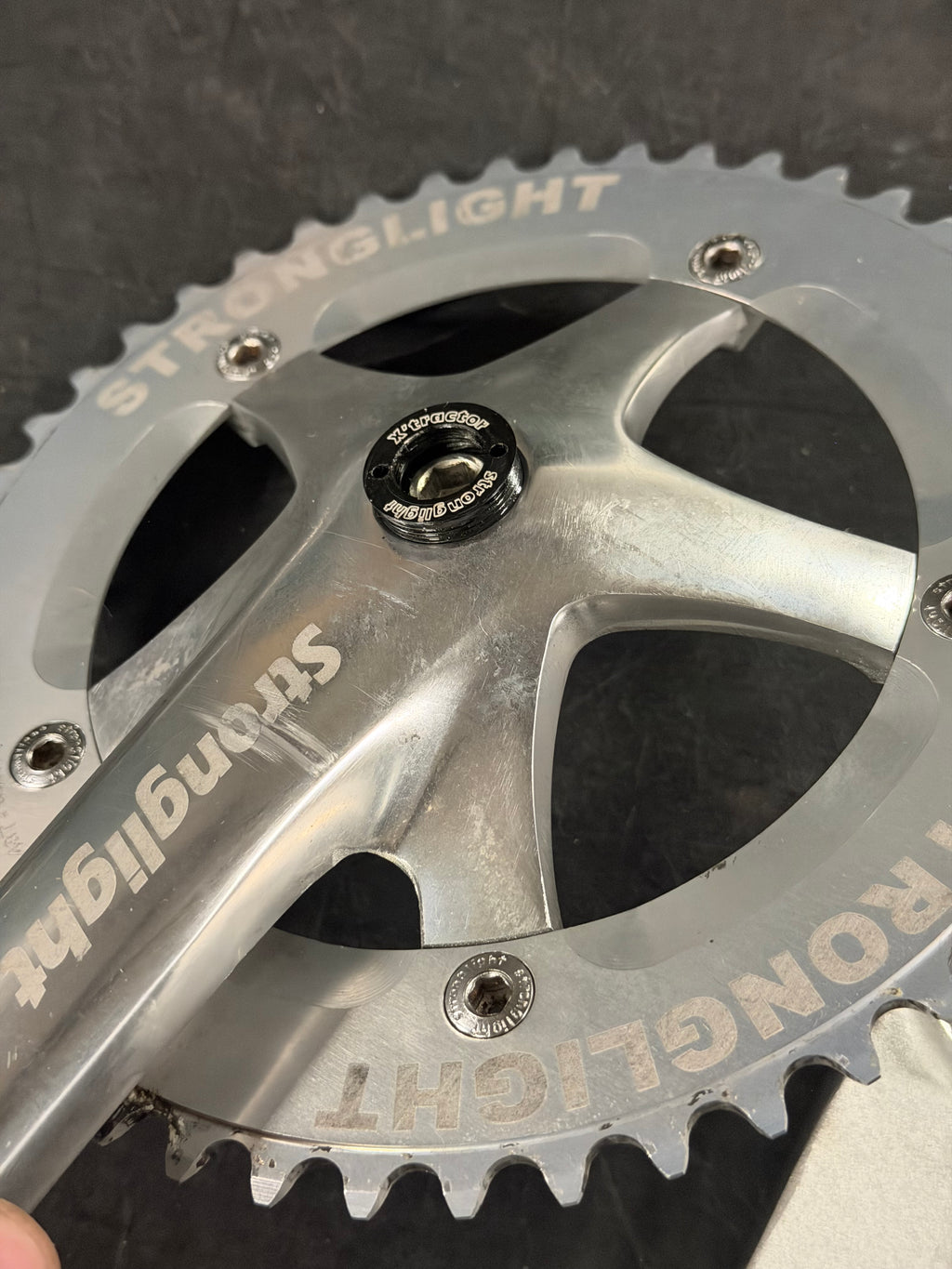 Stronglight Track Crankset 165mm 48T 144 BCD