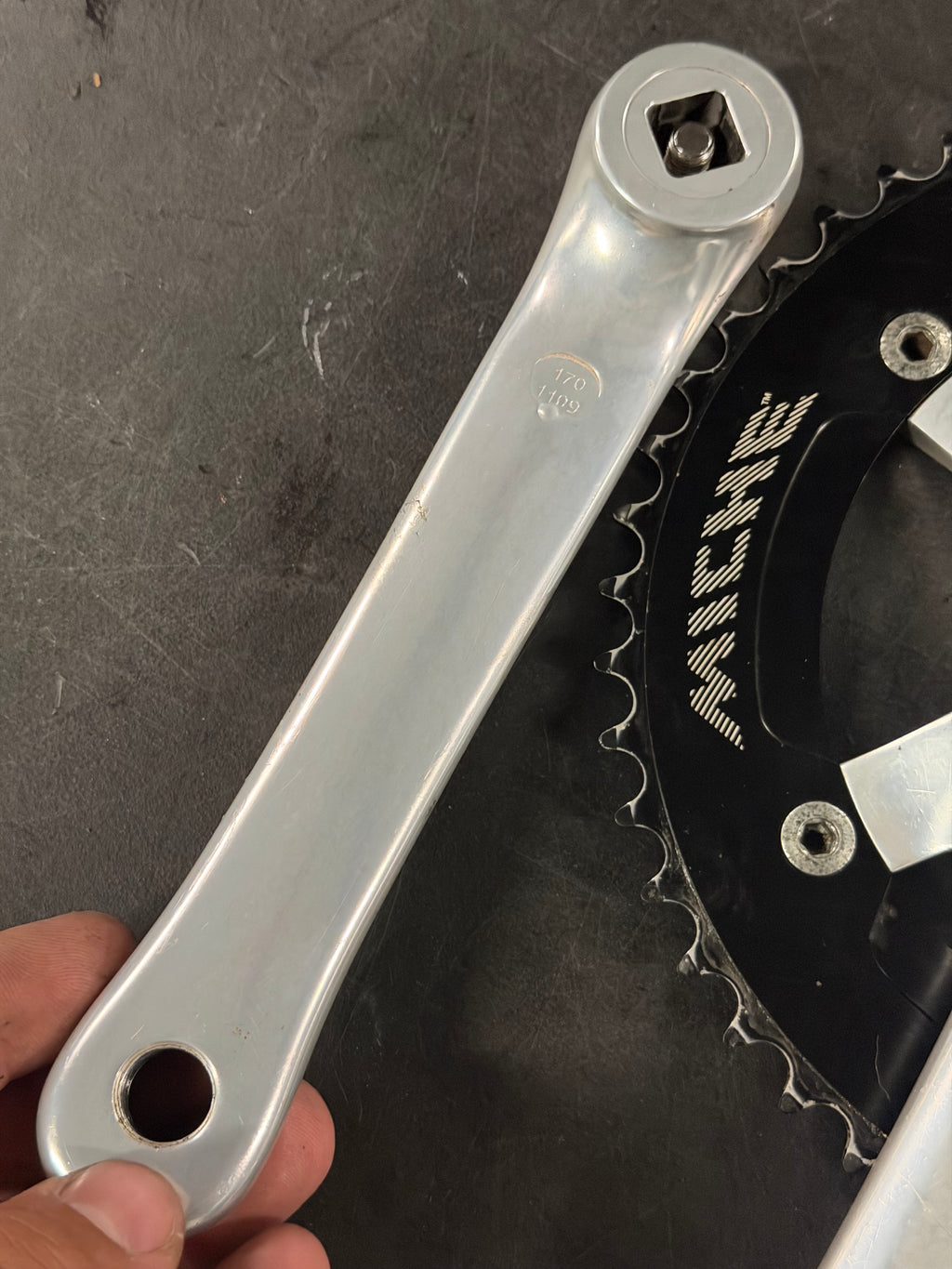 Miche Track Crankset 170mm 49T 144 BCD