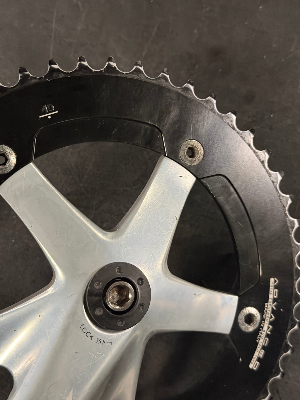 Miche Track Crankset 170mm 49T 144 BCD