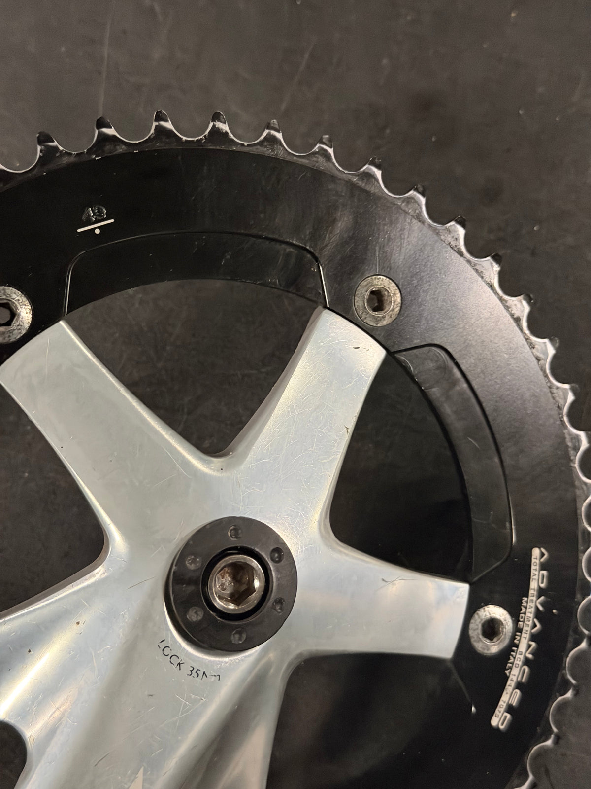 Miche Track Crankset 170mm 49T 144 BCD