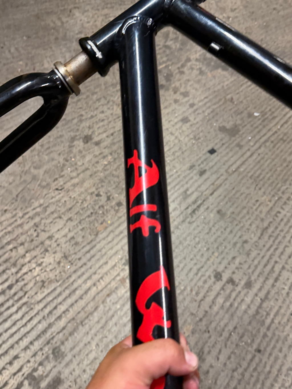 Alf Webb Steel Track Frameset size 54