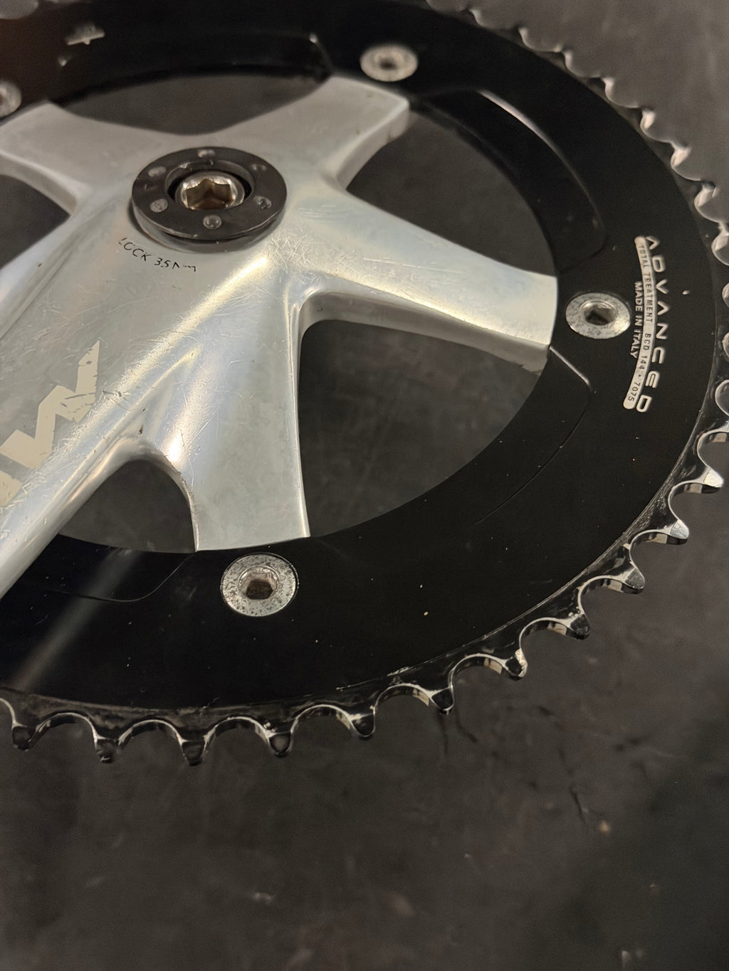 Miche Track Crankset 170mm 49T 144 BCD