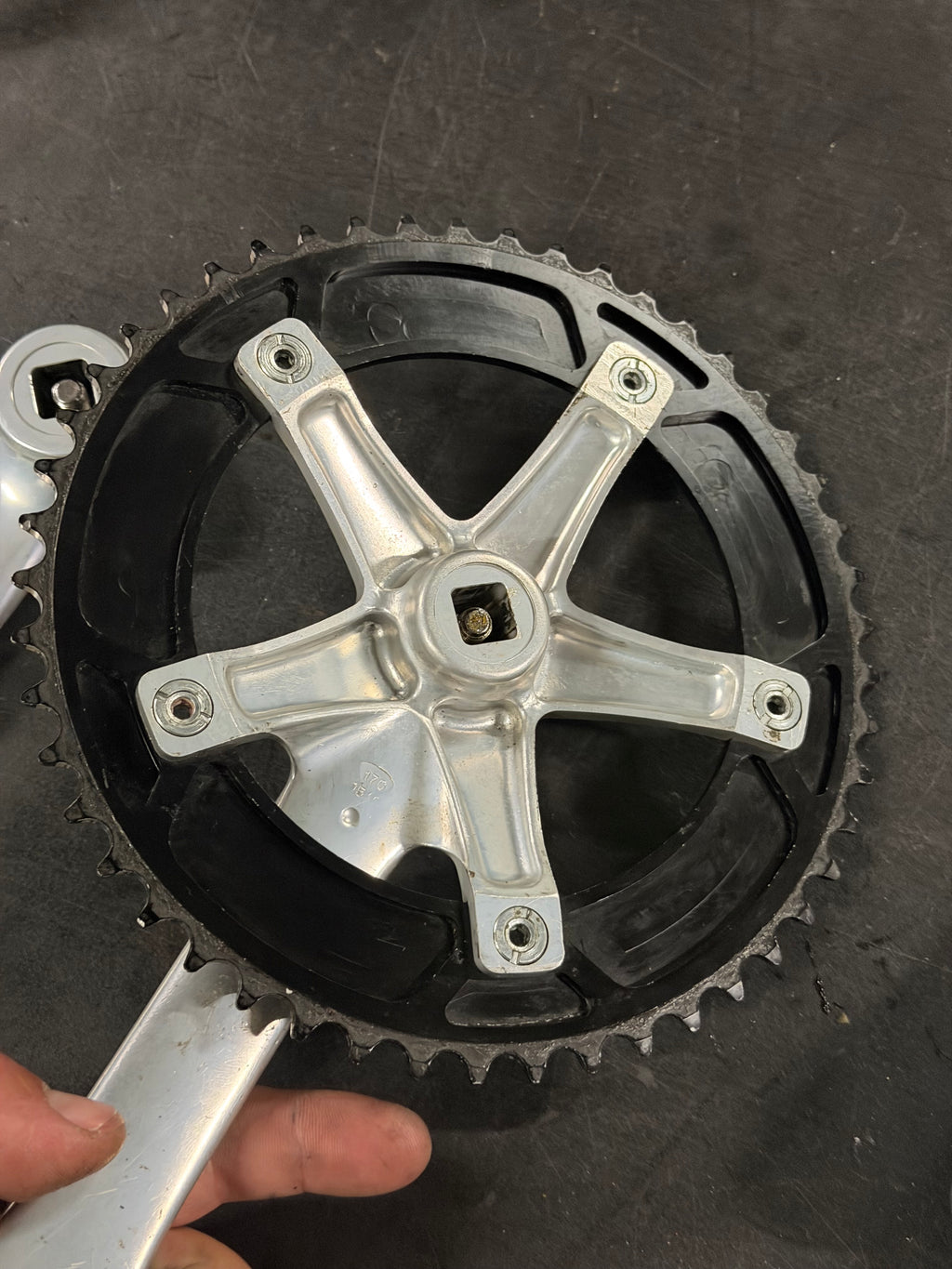 Miche Track Crankset 170mm 49T 144 BCD