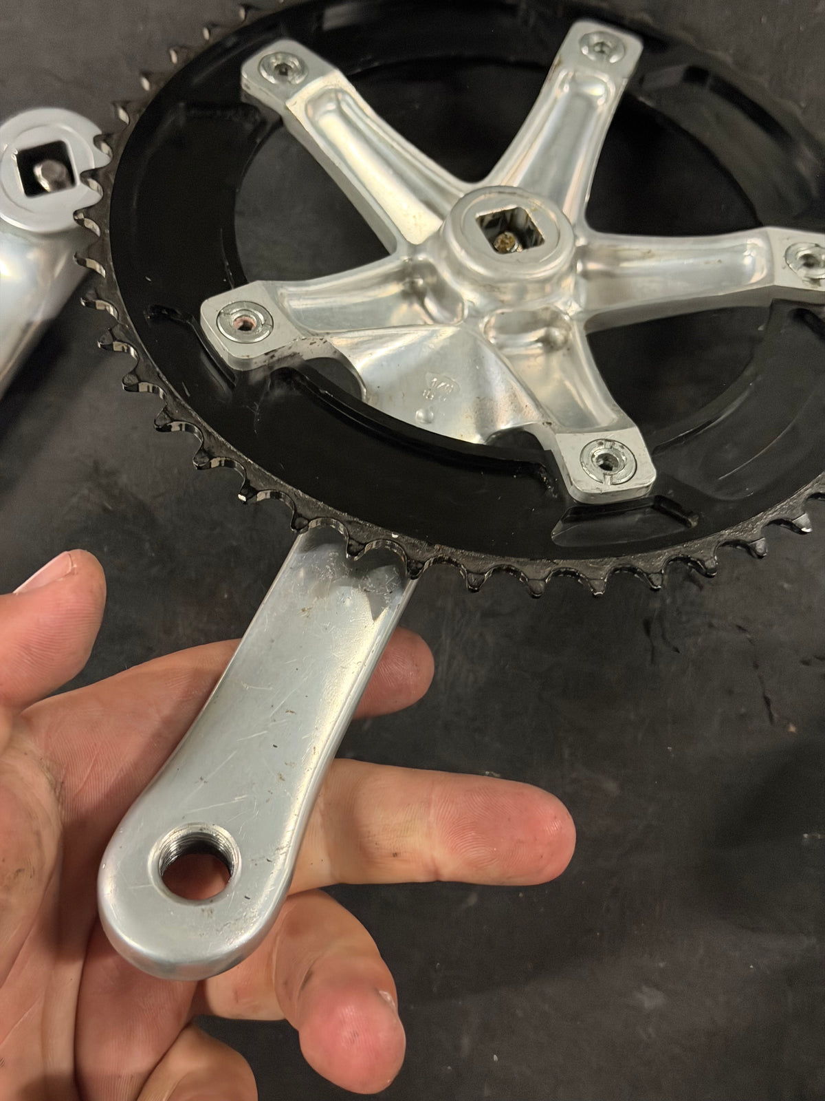 Miche Track Crankset 170mm 49T 144 BCD