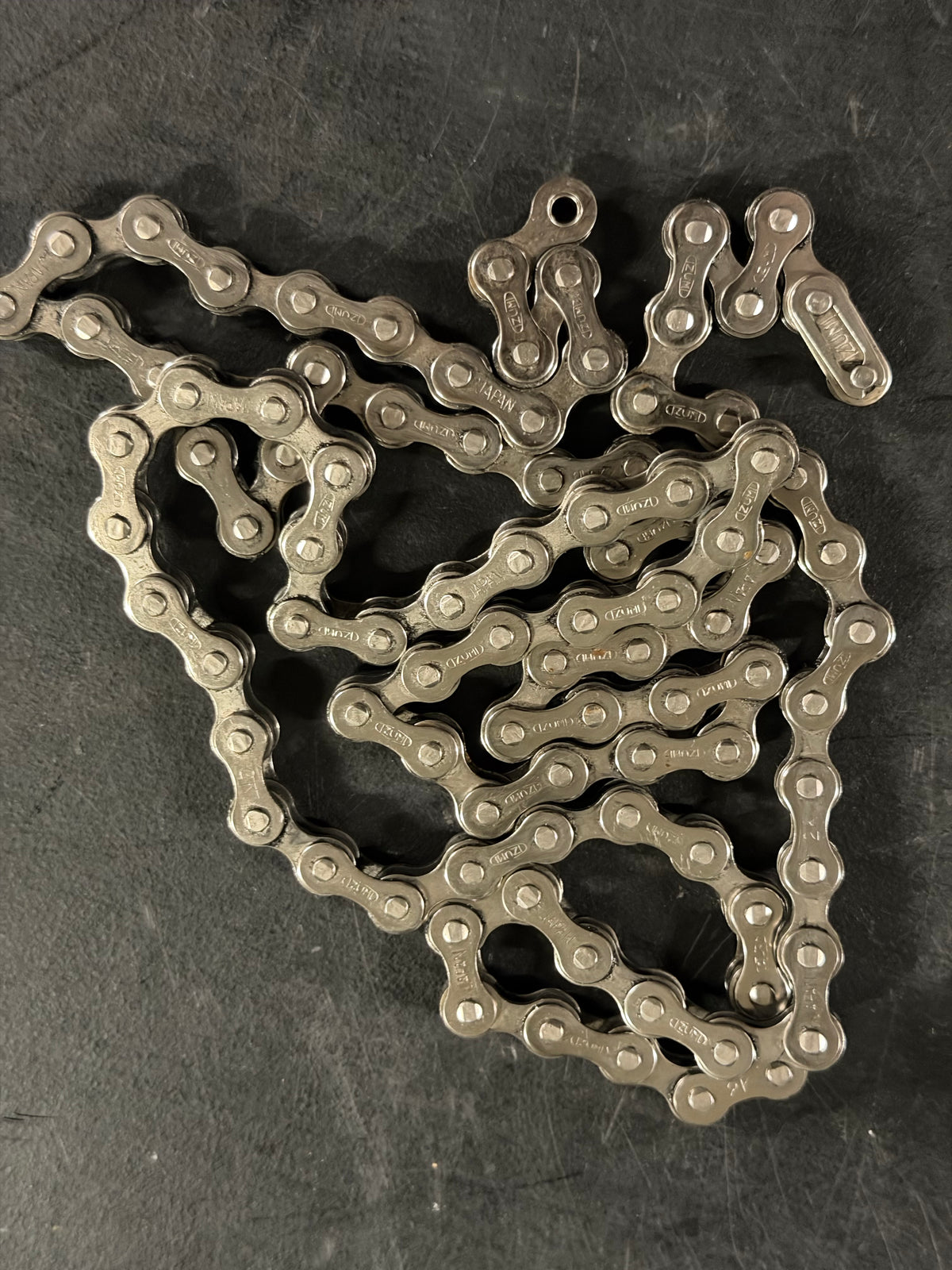 Used Izumi Silver Track Chain 120cmb