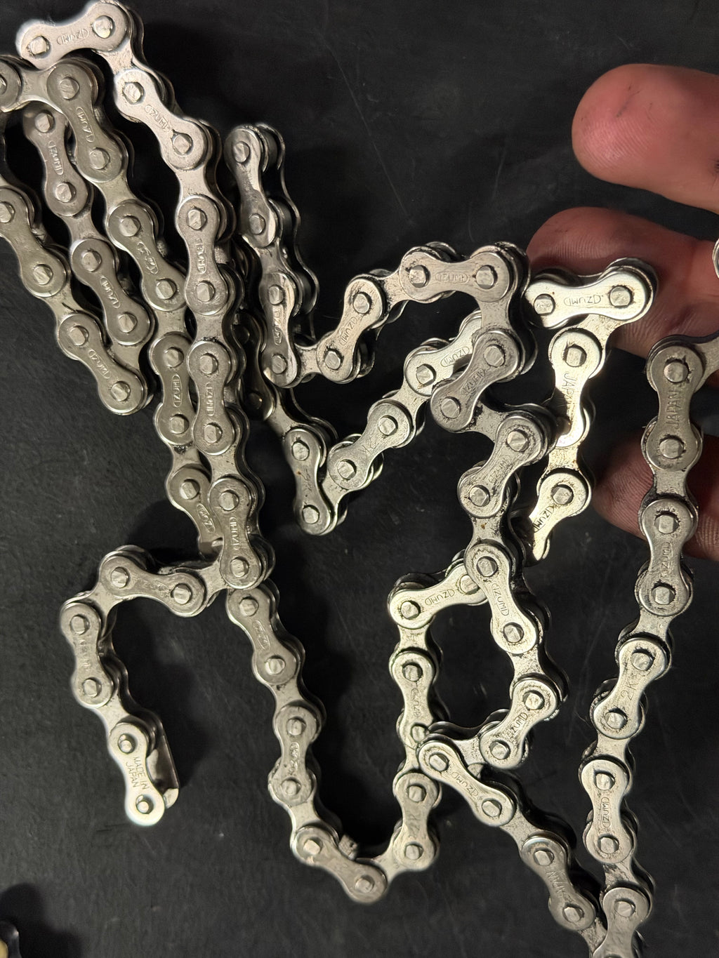 Used Izumi Silver Track Chain 120cmb