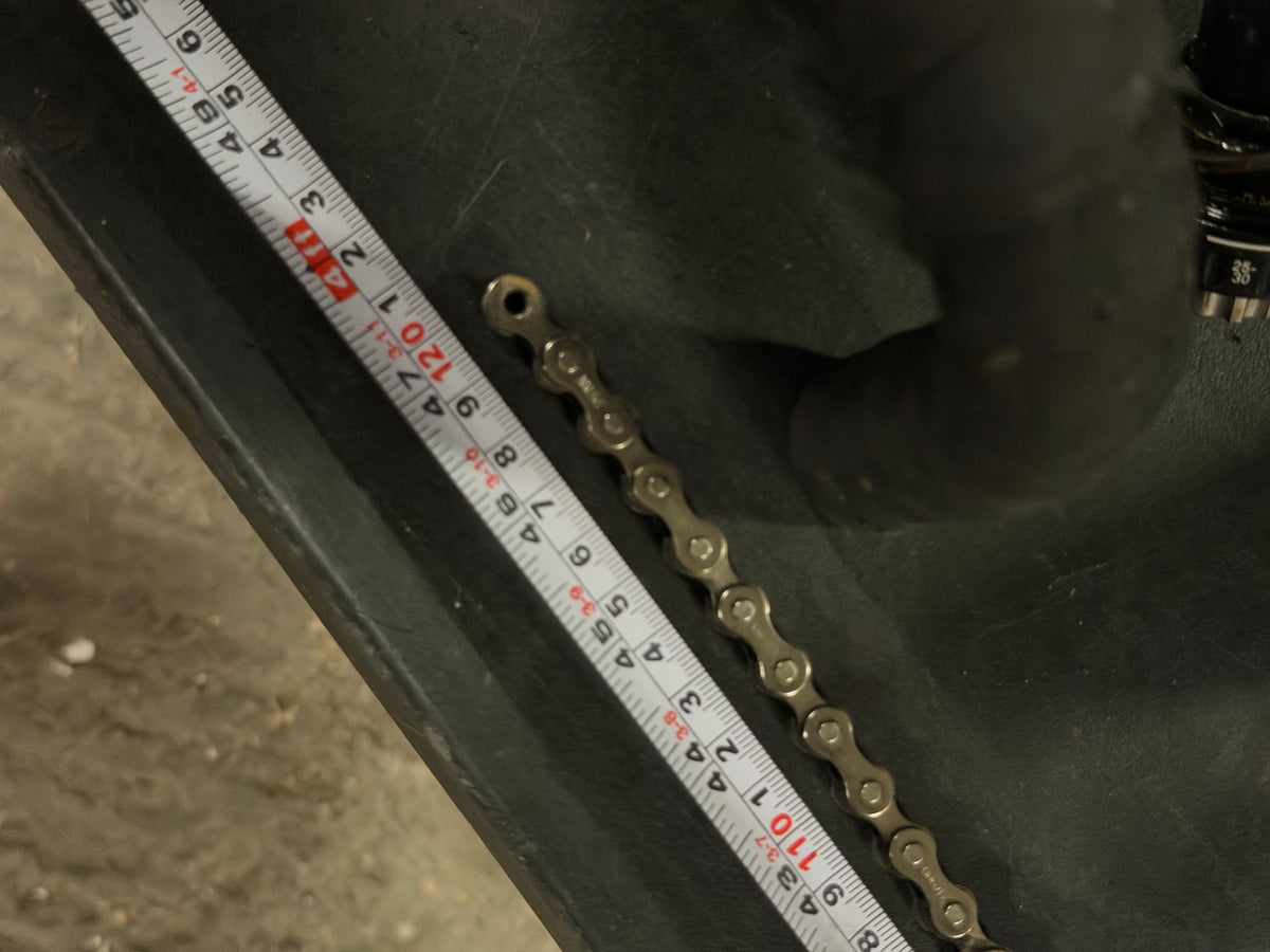 Used Izumi Silver Track Chain 120cmb