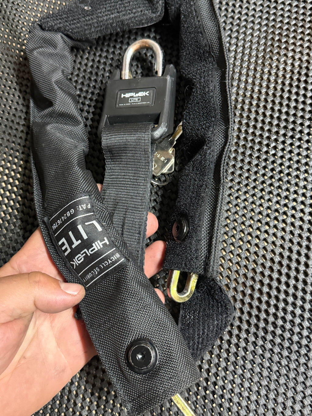 Hiplok LITE Wearable Chain Bike Lock