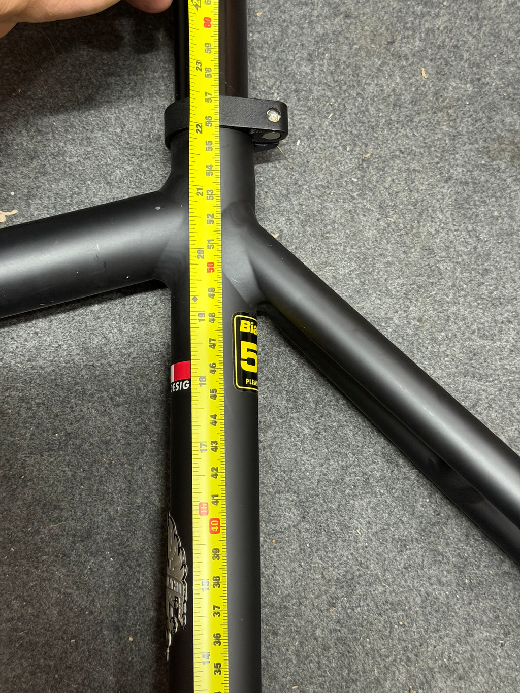 Bianchi Pista Aluminium Track Frameset Size 57