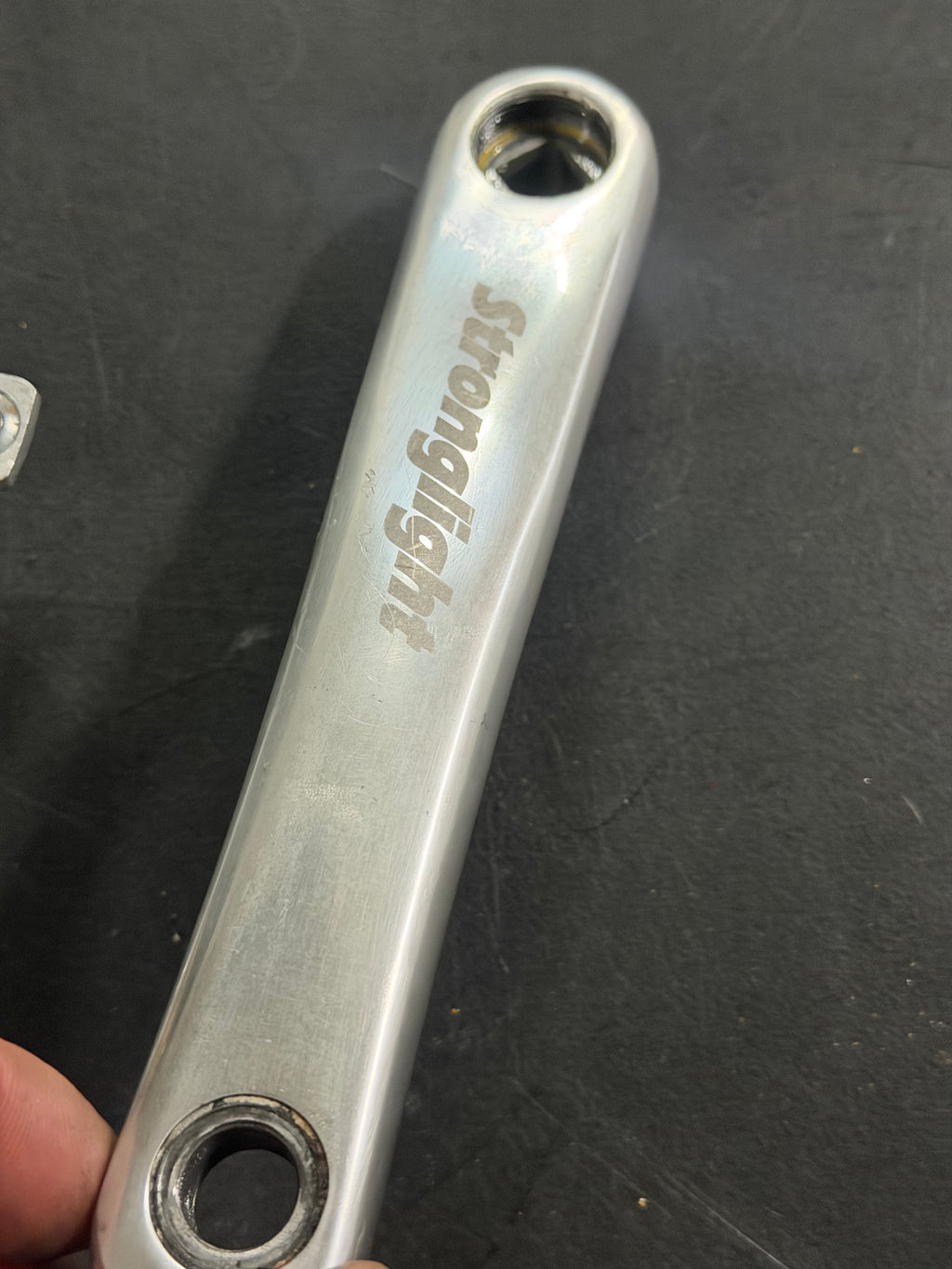 Stronglight Track Crankset 165mm 144 BCD with BSA Bottom Bracket by Stronglight at Miclo Bikes - image 8