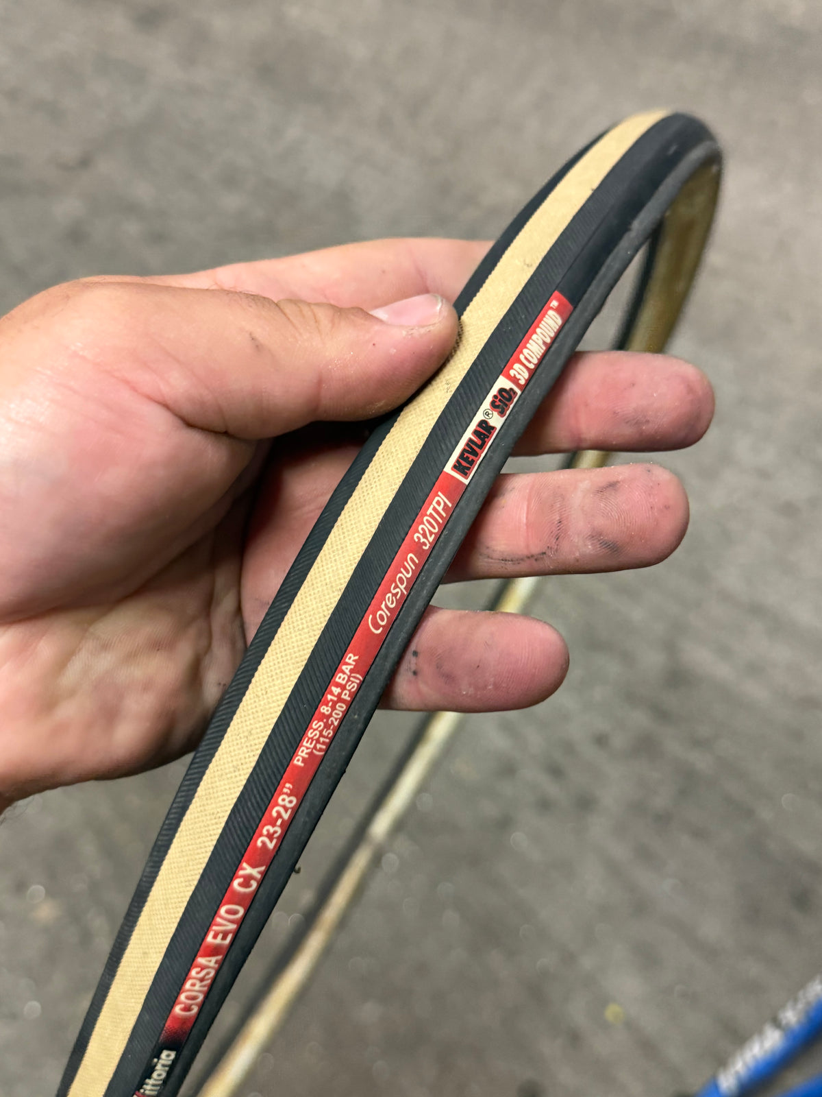Used Vittoria Corsa EVO CX 700x23c Tubular Tyre by Vittoria at Miclo Bikes - image 2