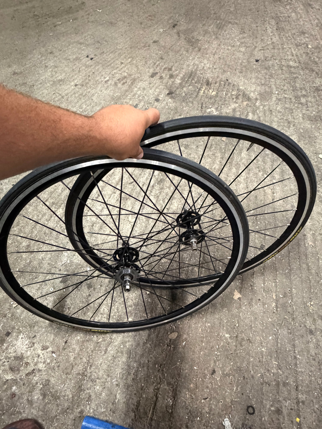 Planet X Tubular Track Wheelset 700c with Tufo Tyres by Planet X at Miclo Bikes
