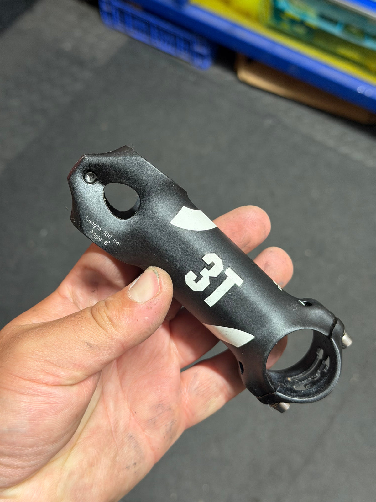 3T Aluminium Stem 100mm 31.8mm Clamp by 3T at Miclo Bikes