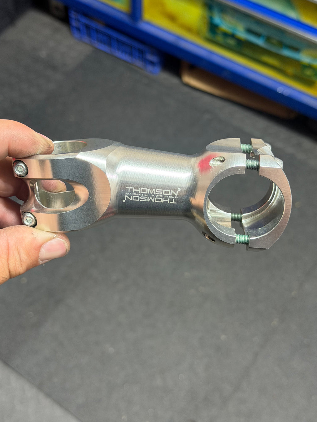 Thomson Elite X4 Stem 90mm 10° Silver by Thomson at Miclo Bikes