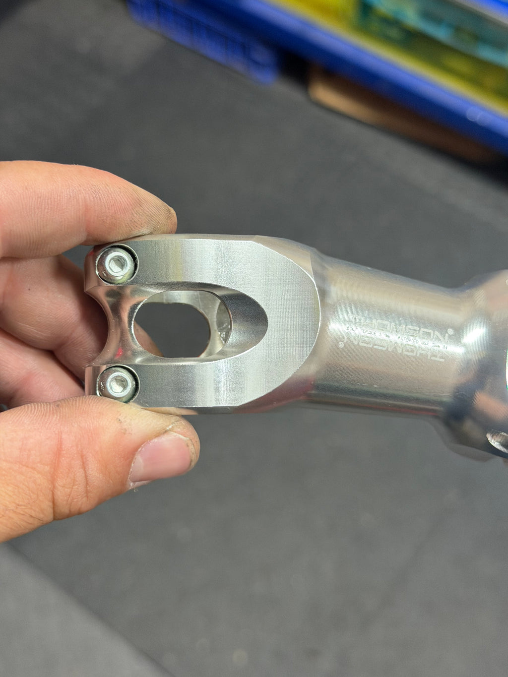 Thomson Elite X4 Stem 90mm 10° Silver by Thomson at Miclo Bikes - image 8