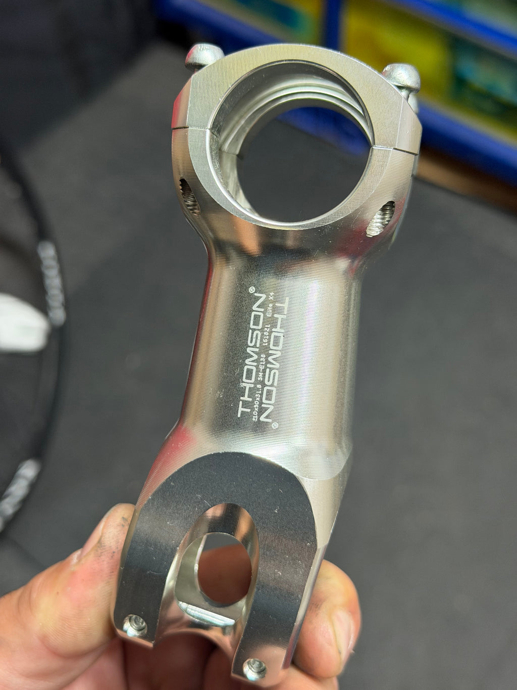 Thomson Elite X4 Stem 90mm 10° Silver by Thomson at Miclo Bikes - image 3