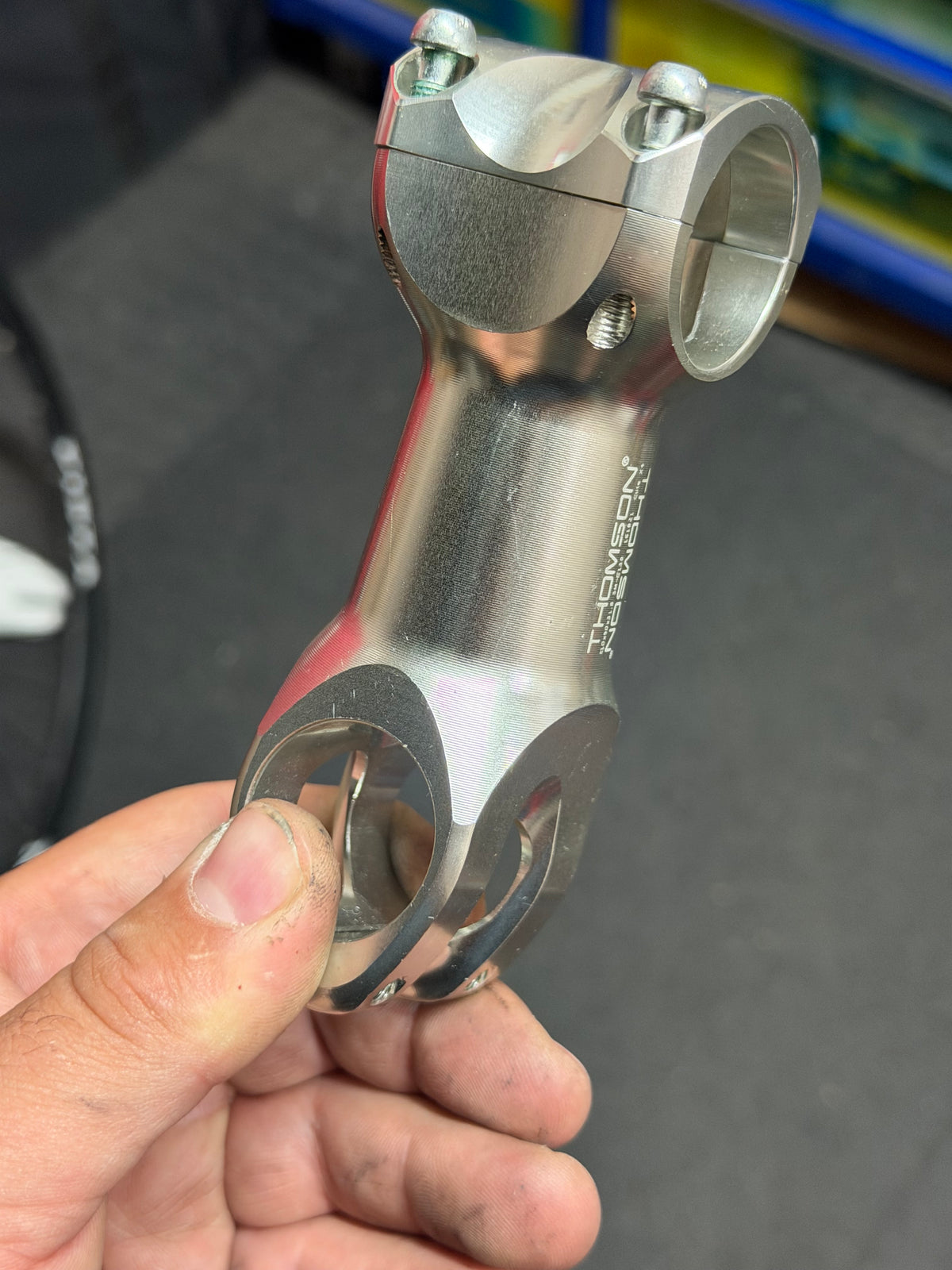Thomson Elite X4 Stem 90mm 10° Silver by Thomson at Miclo Bikes - image 2