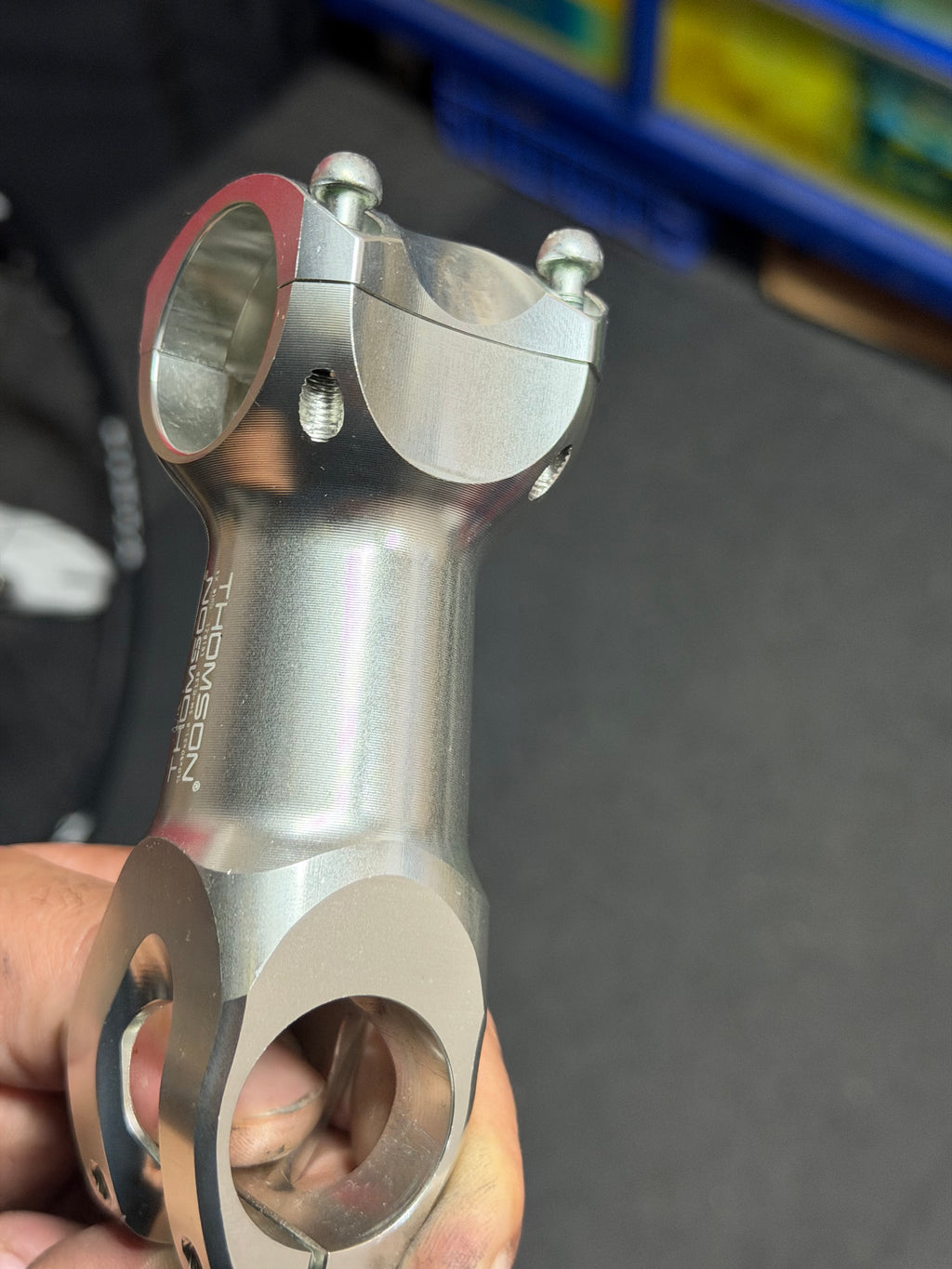 Thomson Elite X4 Stem 90mm 10° Silver by Thomson at Miclo Bikes - image 9