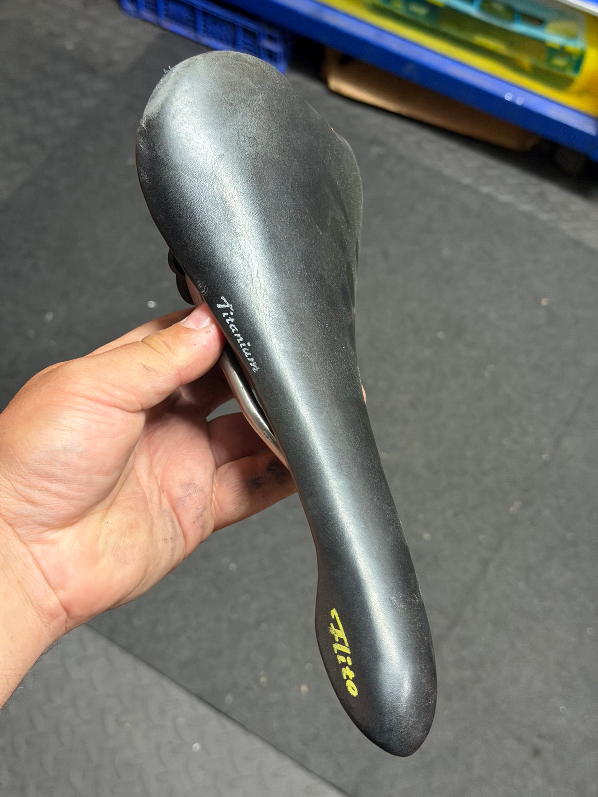 Selle Italia Flite 1995 Titanium Rail Saddle by Selle Italia at Miclo Bikes