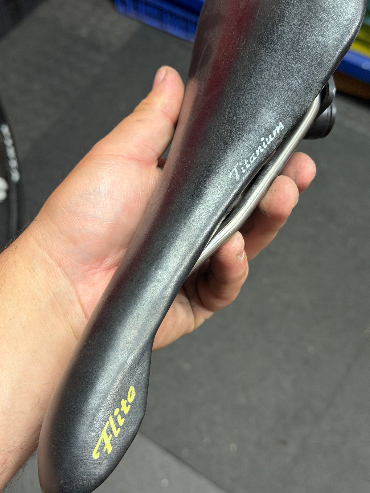 Selle Italia Flite 1995 Titanium Rail Saddle by Selle Italia at Miclo Bikes - image 3