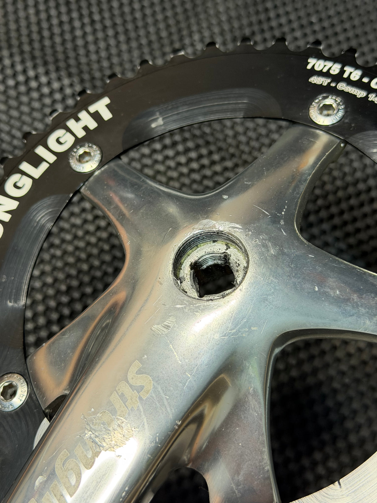 Stronlight Crankset 165mm  144bcd 48t Small Damaga