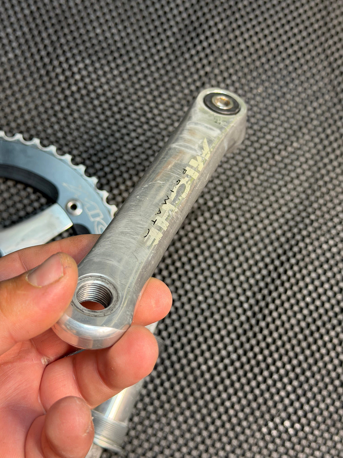 Miche Track Crankset 165mm 144bcd